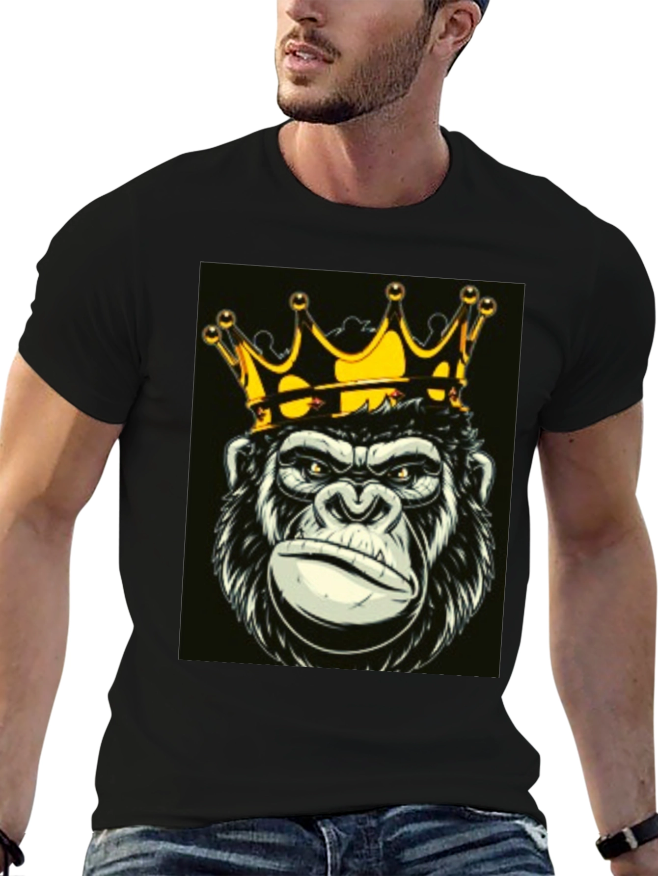 King Kong Graphic T-Shirt - Black