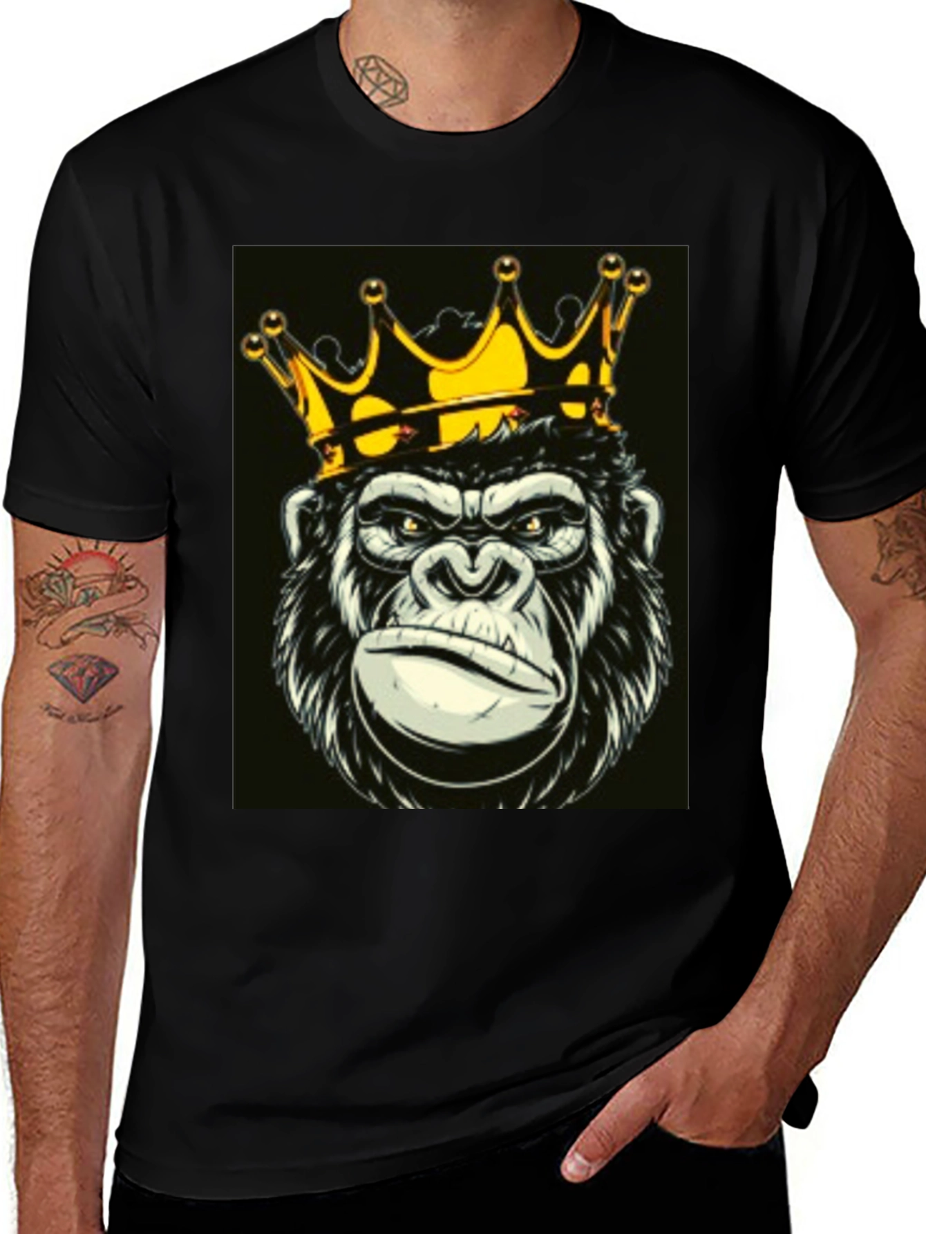 King Kong Graphic T-Shirt - Black