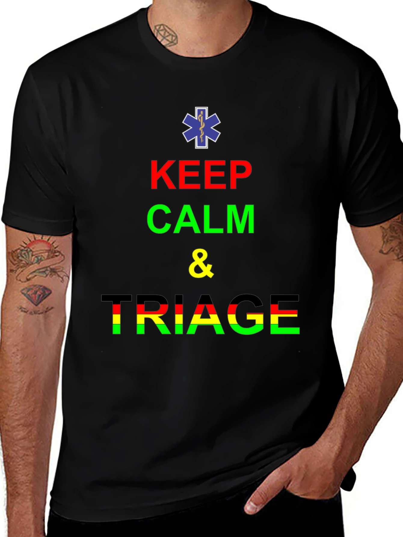 Keep Calm and Triage Graphic Tee