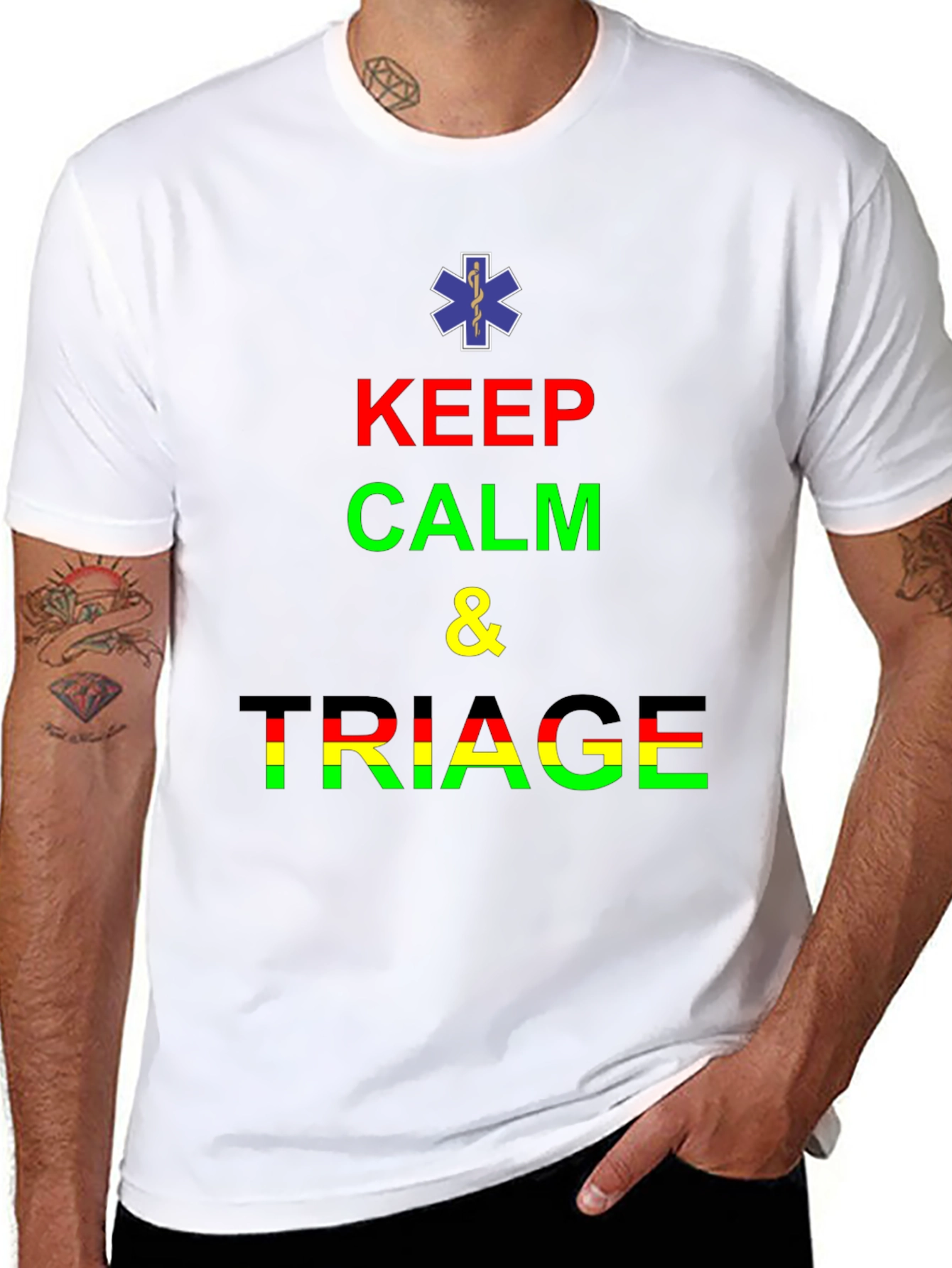 Keep Calm and Triage Graphic Tee