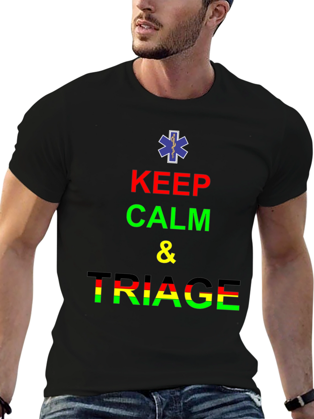Keep Calm and Triage Graphic Tee