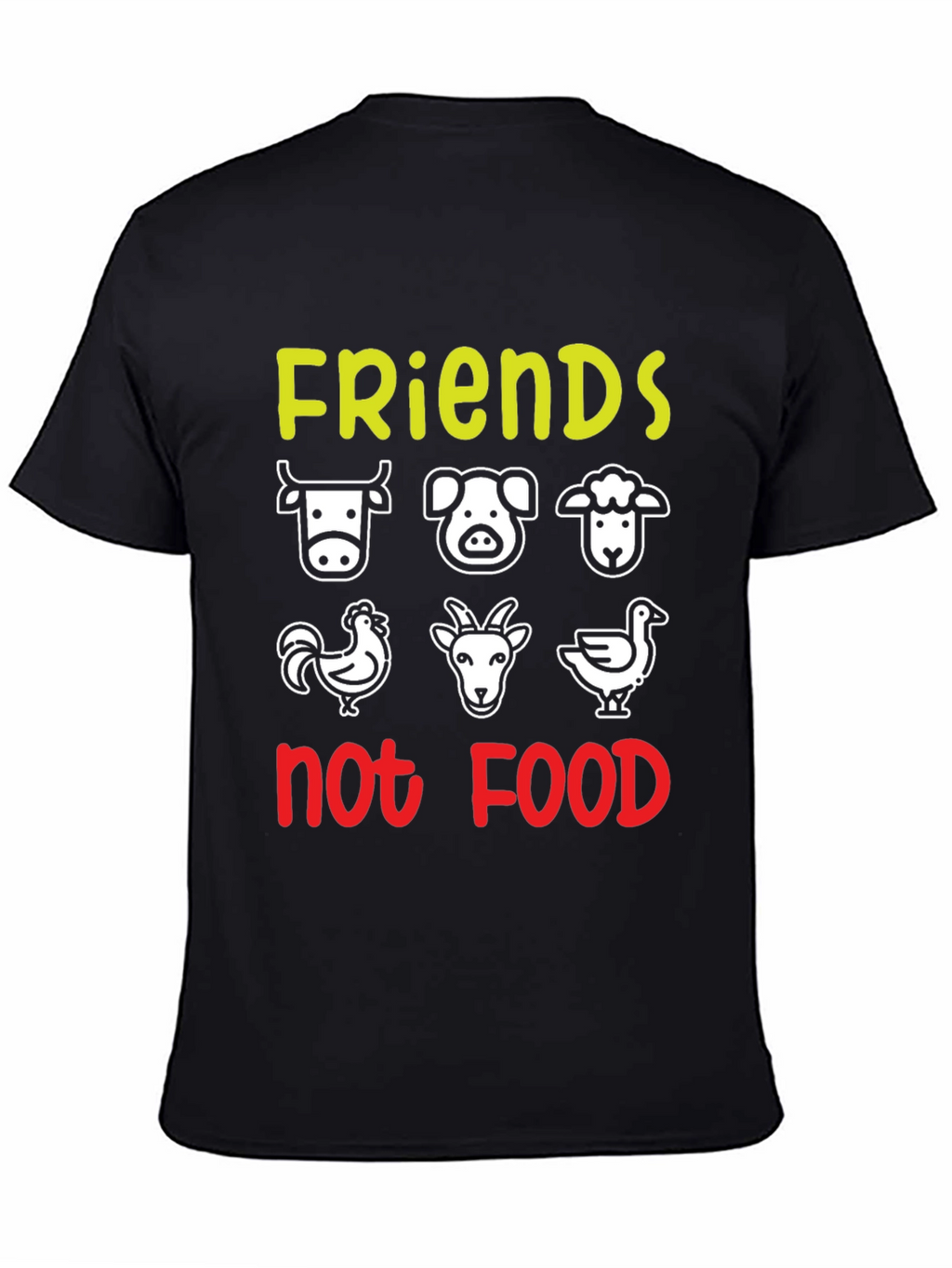 Vegan Friends Not Food T-Shirt