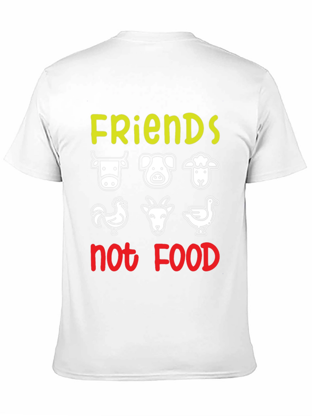Vegan Friends Not Food T-Shirt