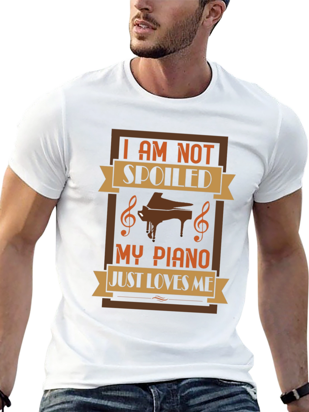 Im Not Spoiled My Piano Just Loves Me T-Shirt