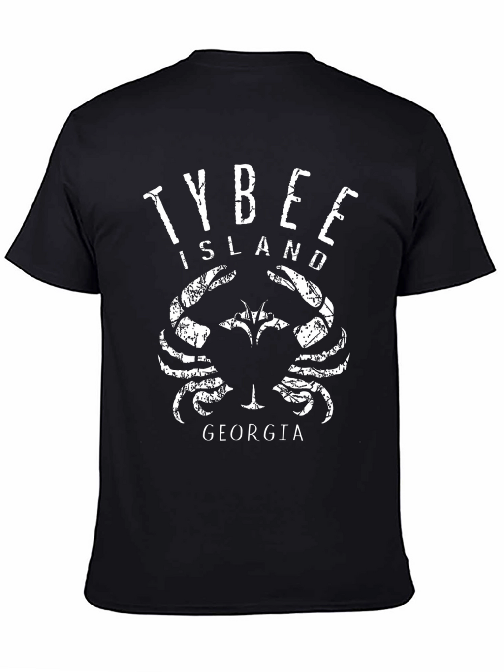 Tybee Island Georgia Crab Graphic T-Shirt