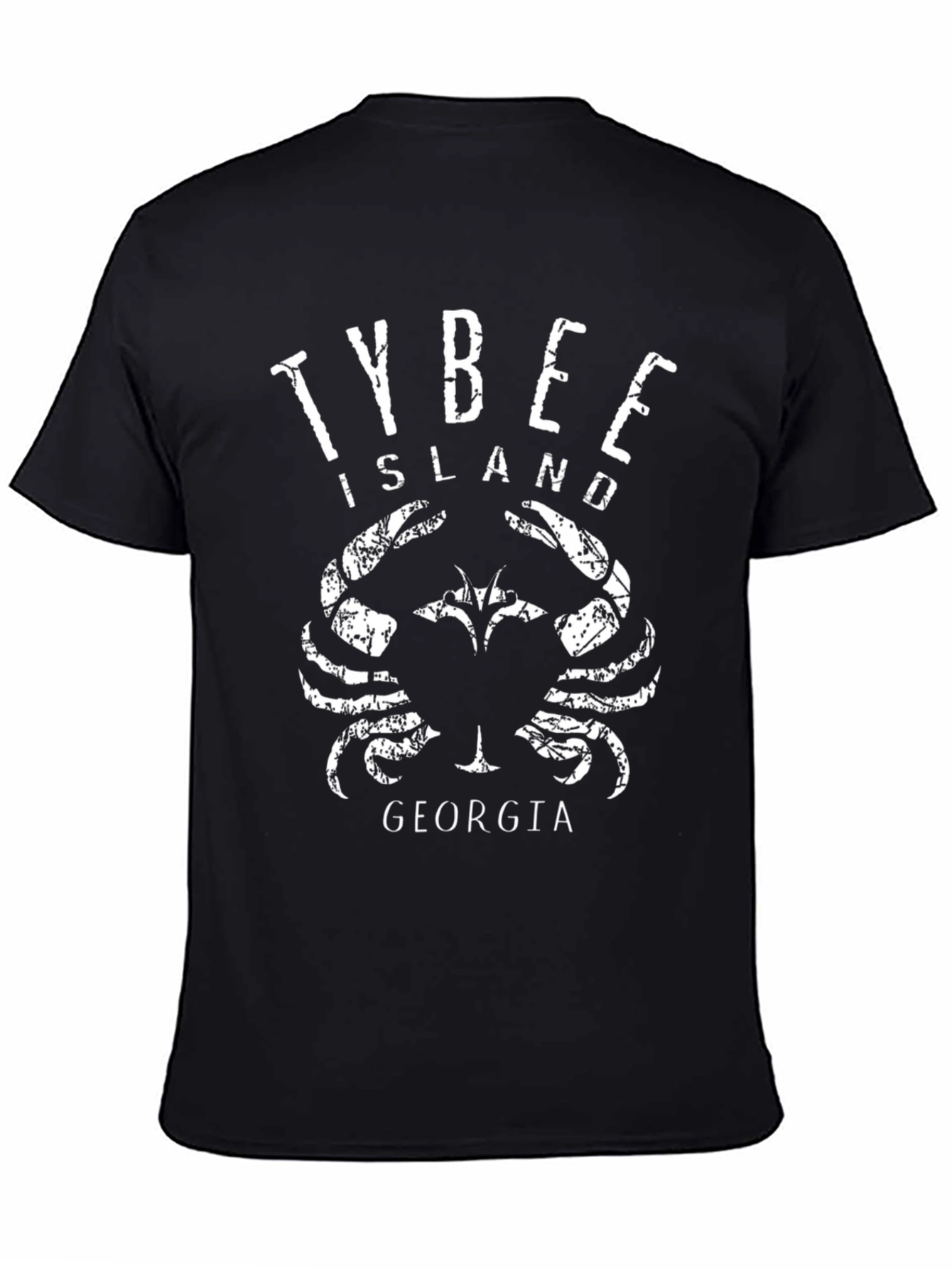Tybee Island Georgia Crab Graphic T-Shirt