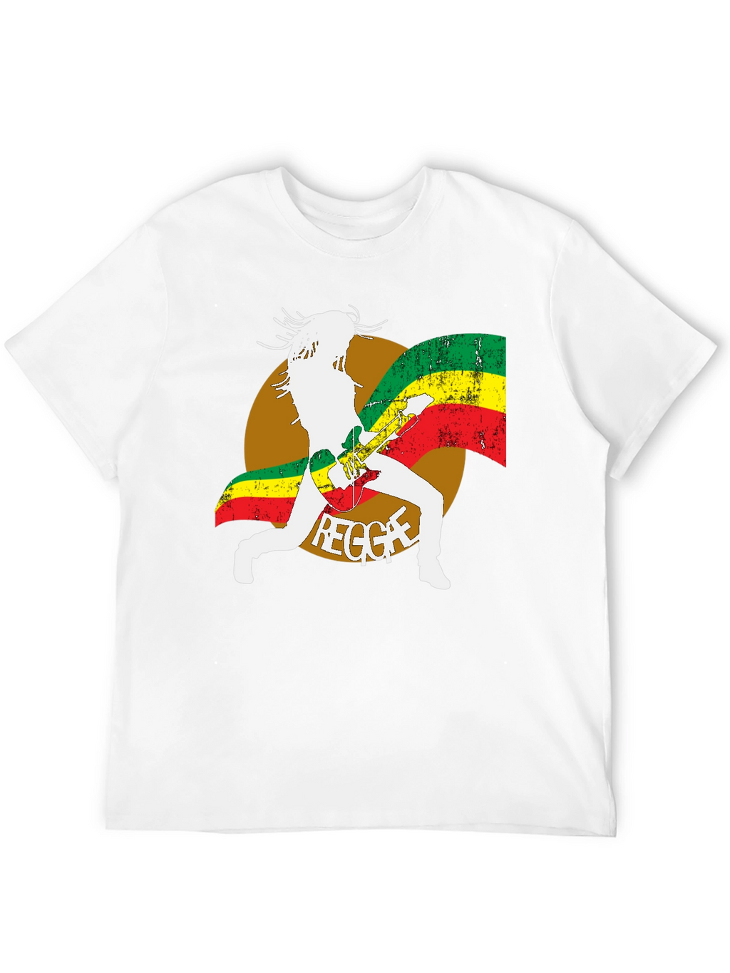 Reggae Guitar Player Graphic T-Shirt