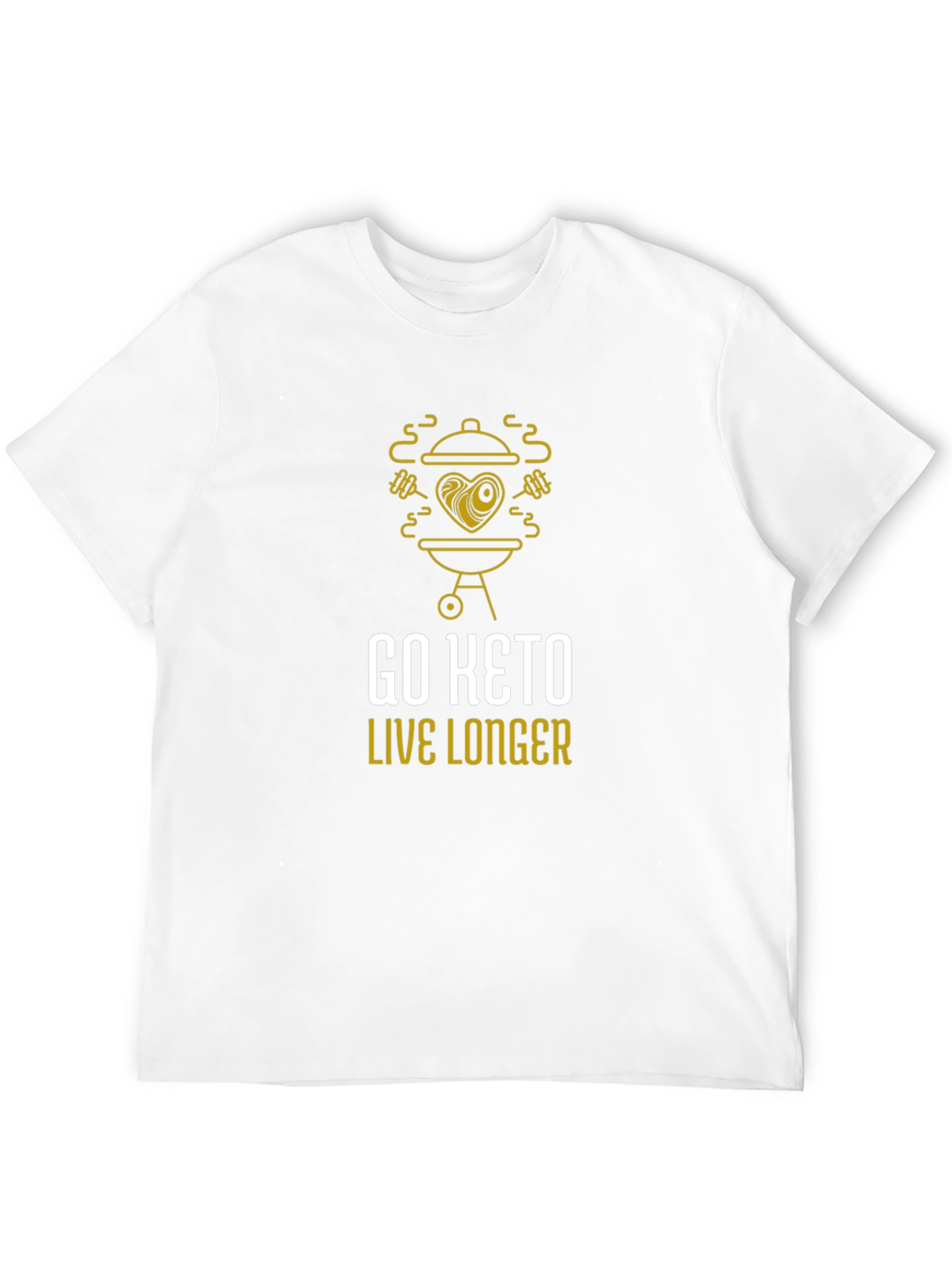 Go Keto Live Longer Graphic T-Shirt