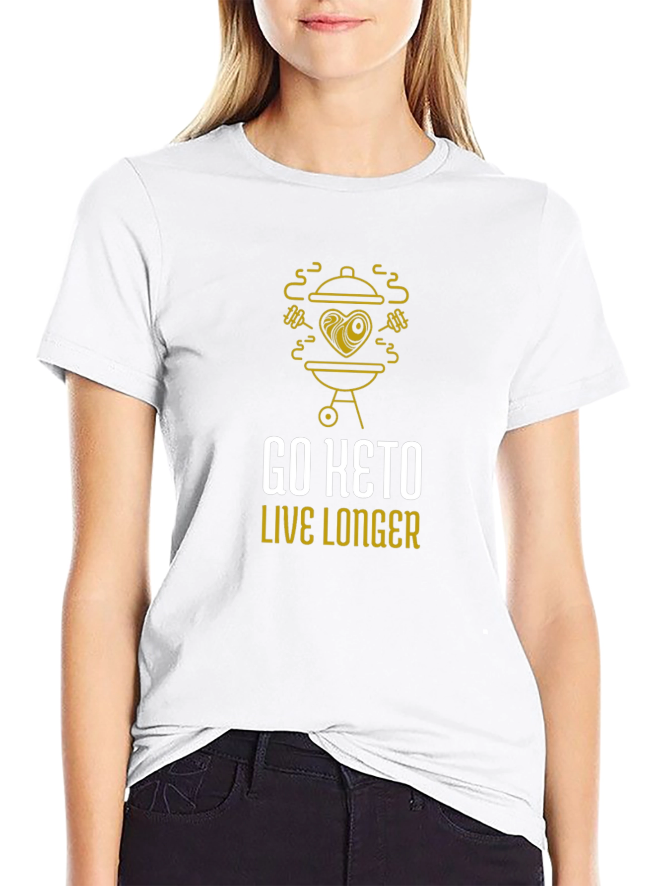 Go Keto Live Longer Graphic T-Shirt