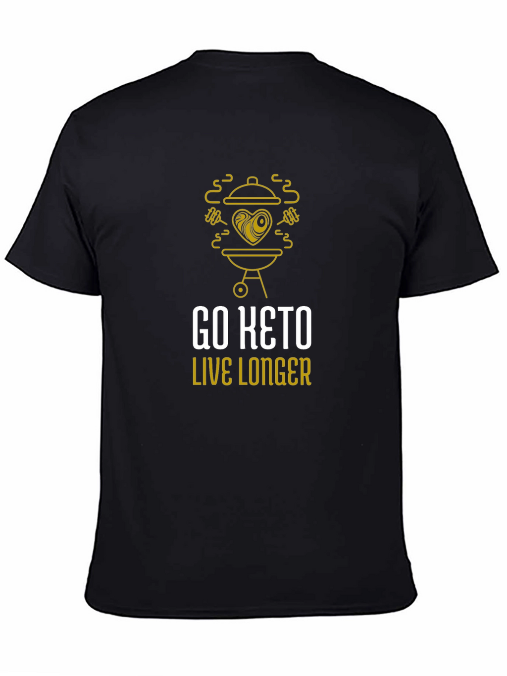 Go Keto Live Longer Graphic T-Shirt