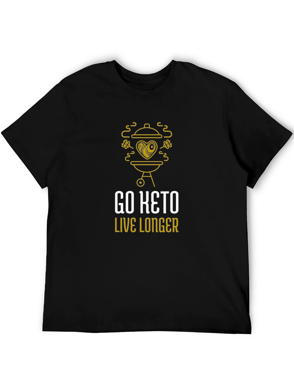 Go Keto Live Longer Graphic T-Shirt