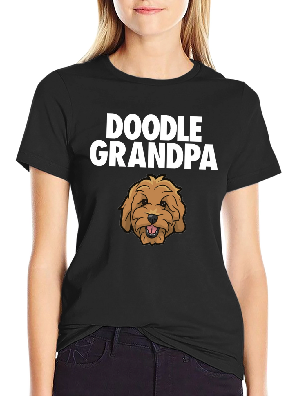 Doodle Grandpa Graphic T-Shirt