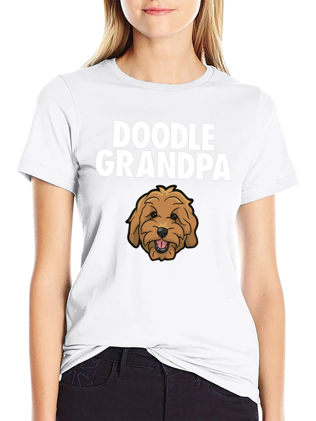Doodle Grandpa Graphic T-Shirt