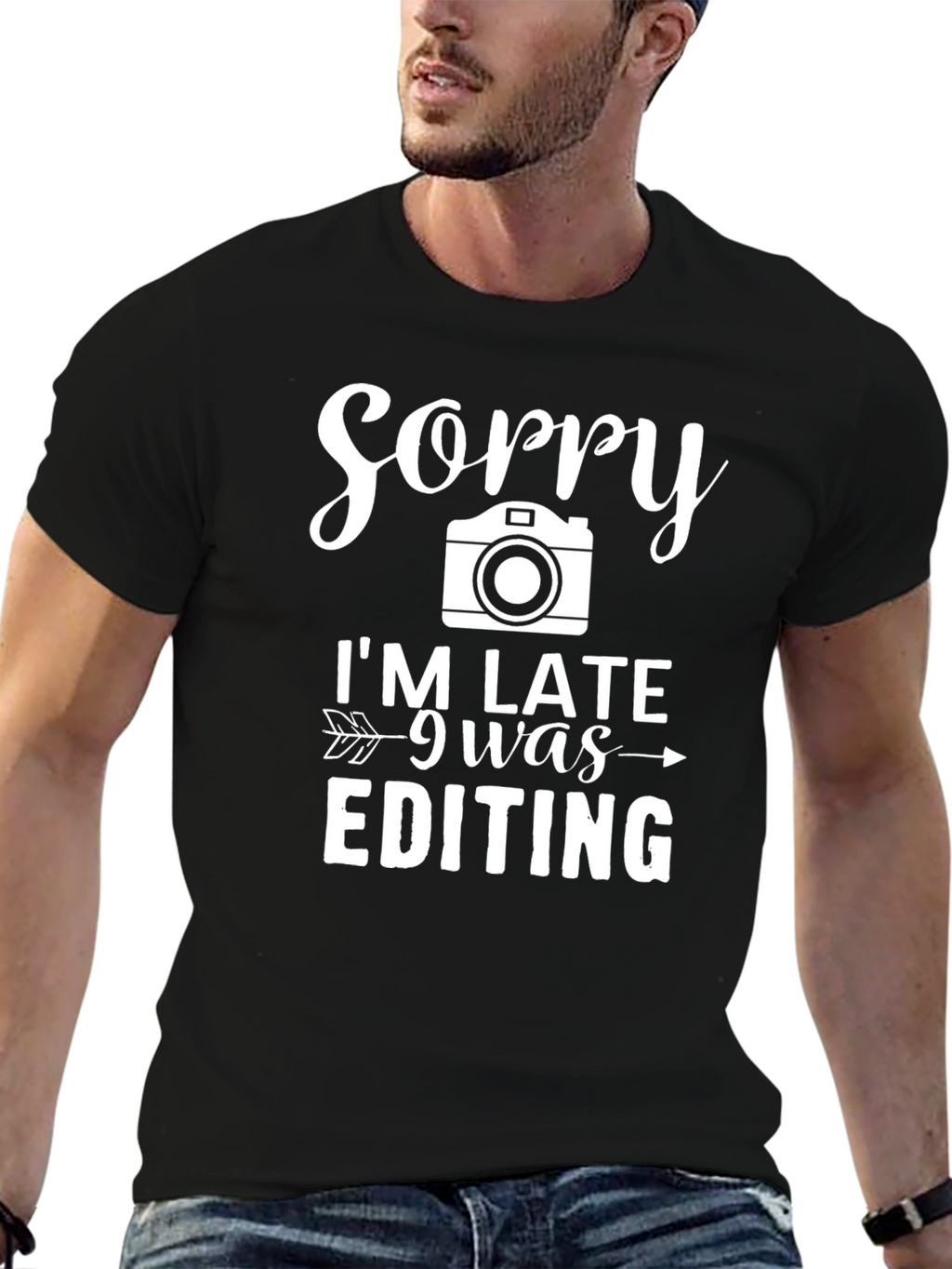 Sorry Im Late Editing T-Shirt