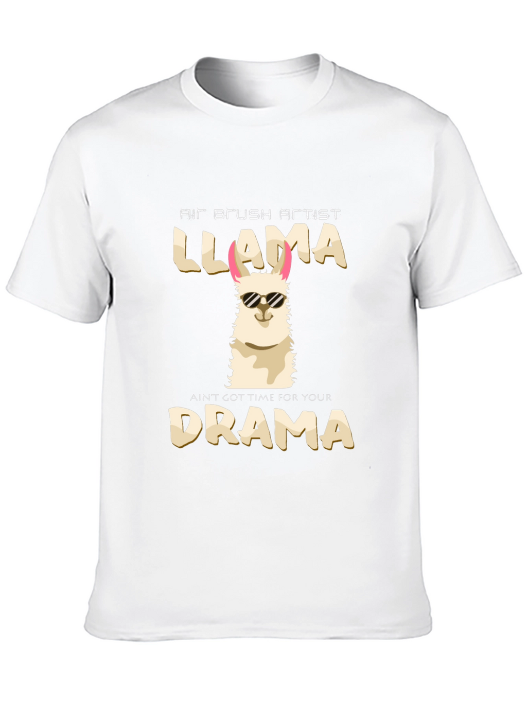 Llama Drama Graphic Tee - Funny Artist T-Shirt