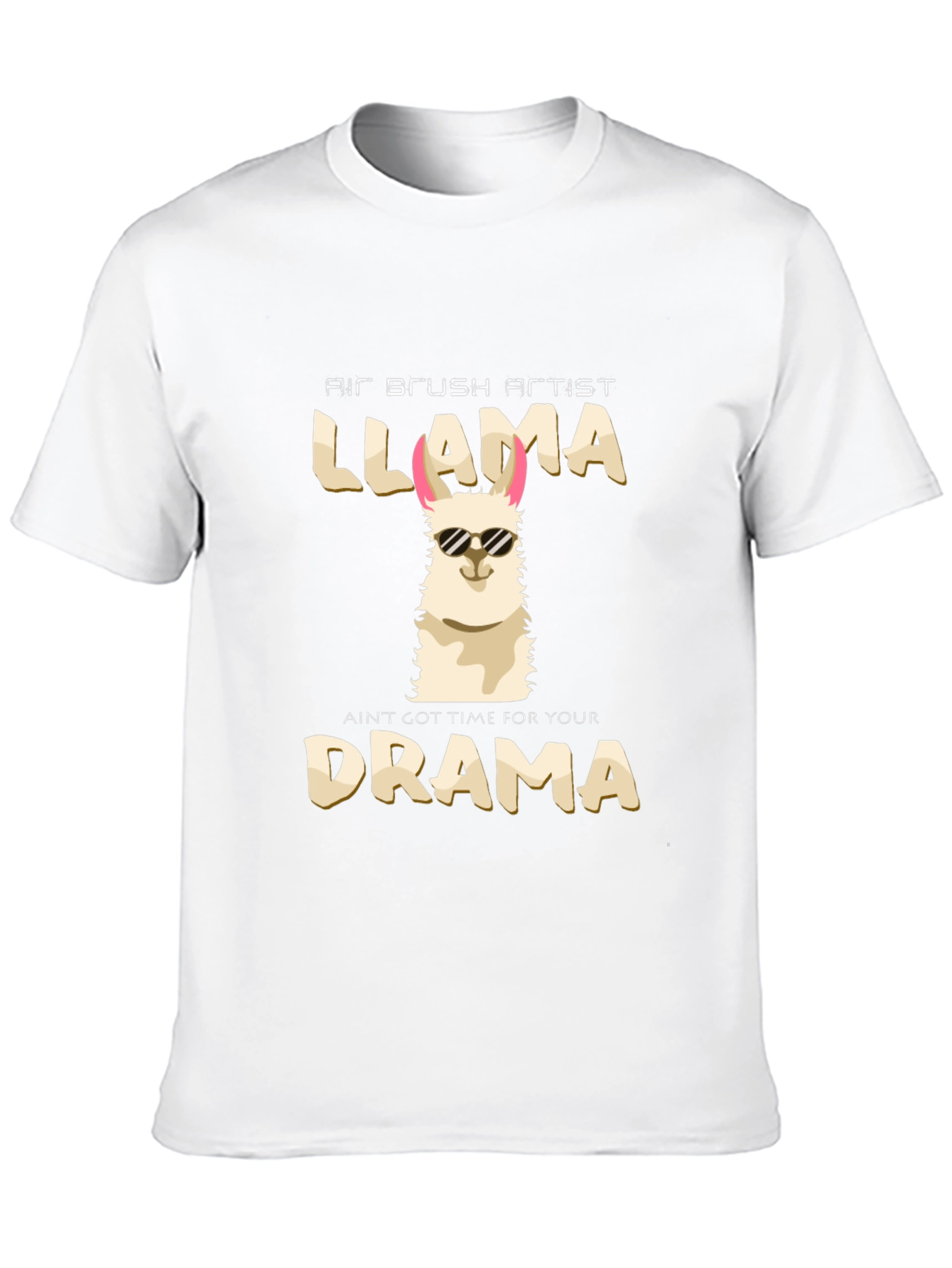 Llama Drama Graphic Tee - Funny Artist T-Shirt