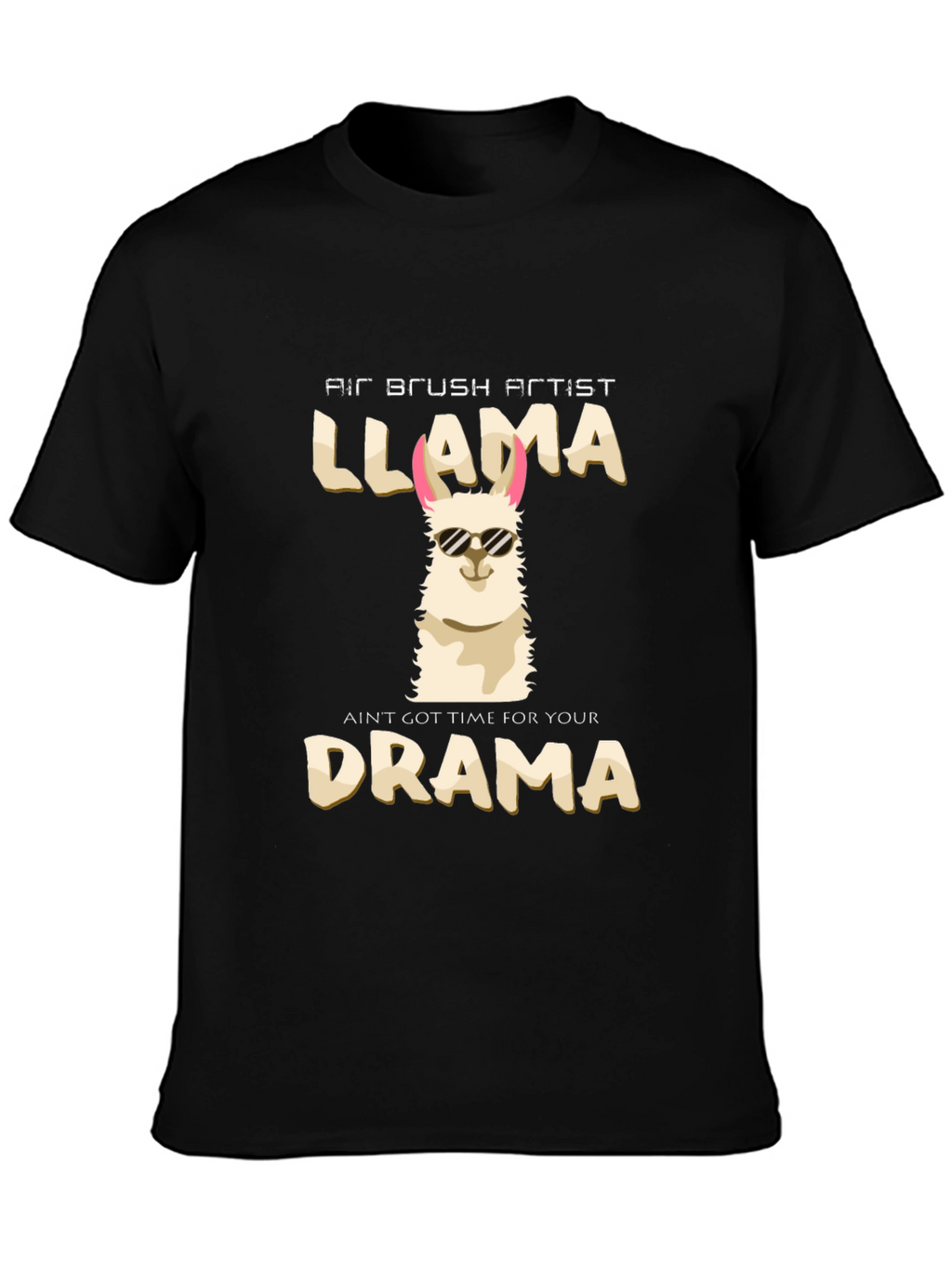 Llama Drama Graphic Tee - Funny Artist T-Shirt