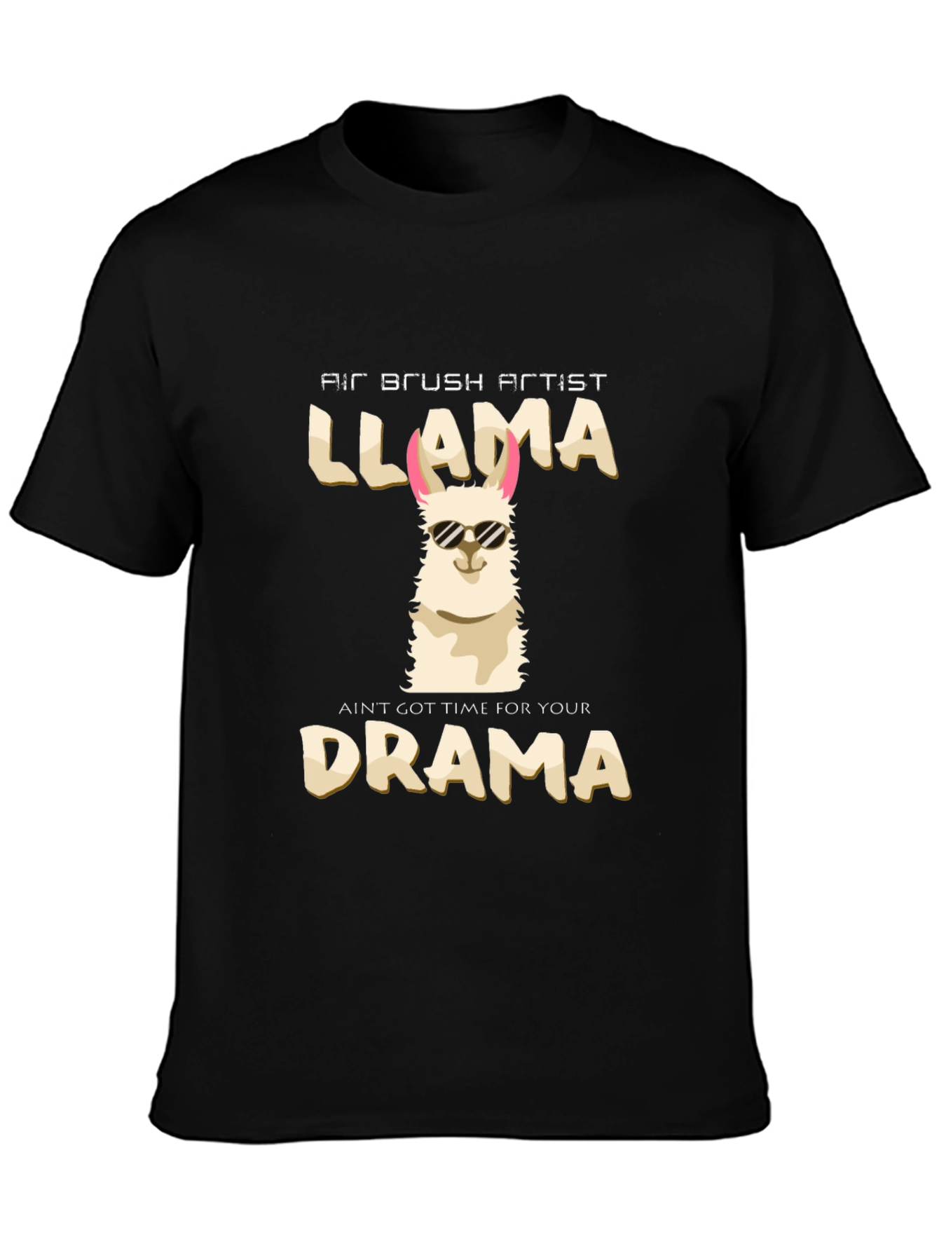 Llama Drama Graphic Tee - Funny Artist T-Shirt