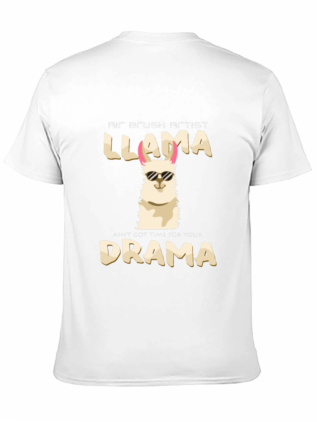 Llama Drama Graphic Tee - Funny Artist T-Shirt