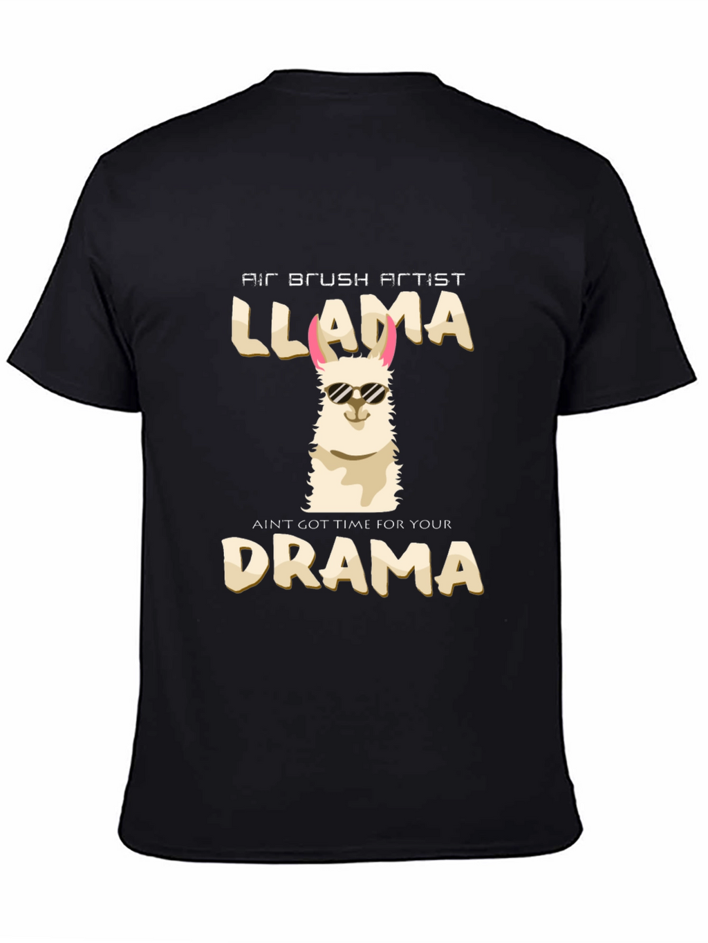 Llama Drama Graphic Tee - Funny Artist T-Shirt