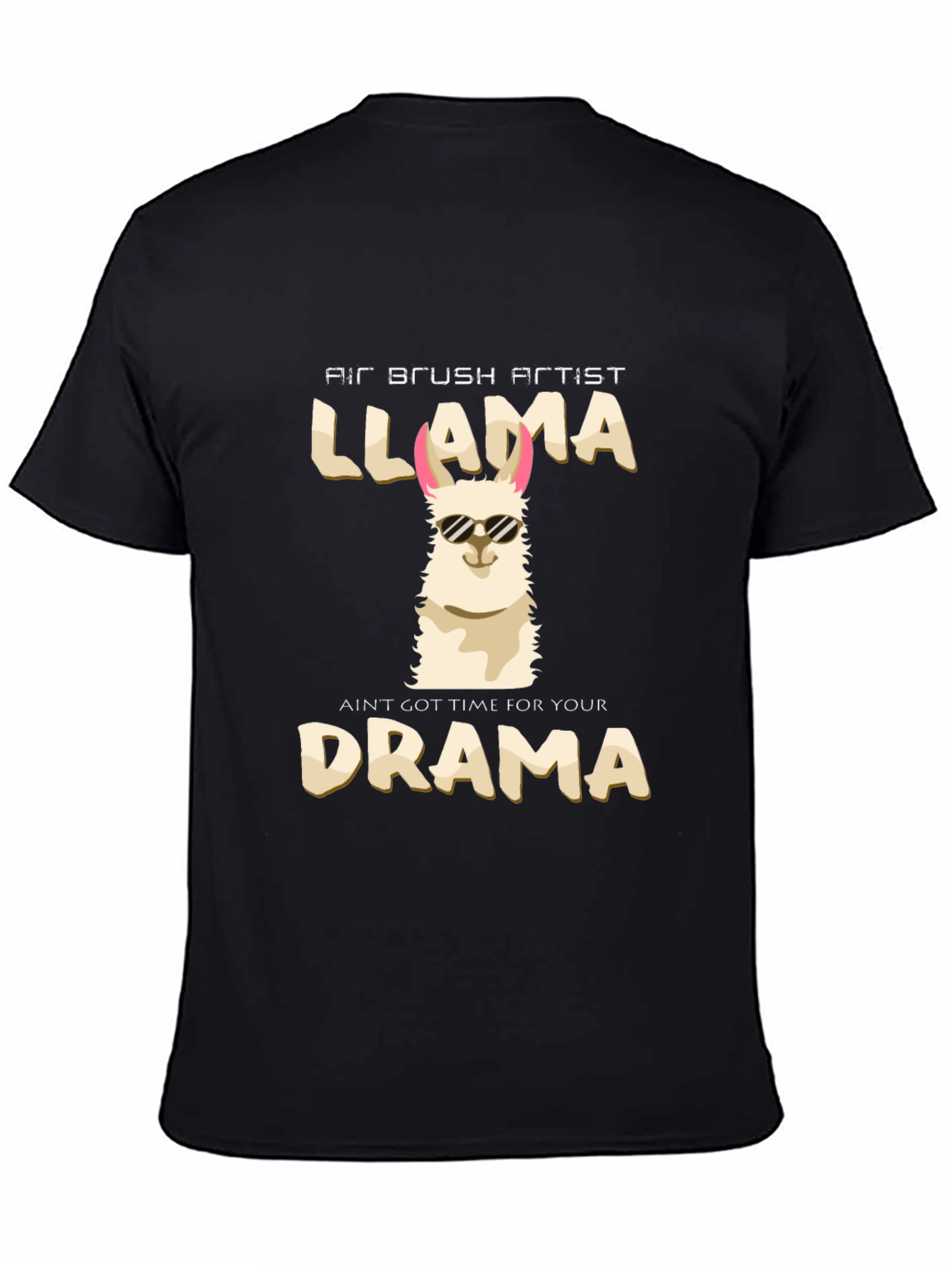 Llama Drama Graphic Tee - Funny Artist T-Shirt