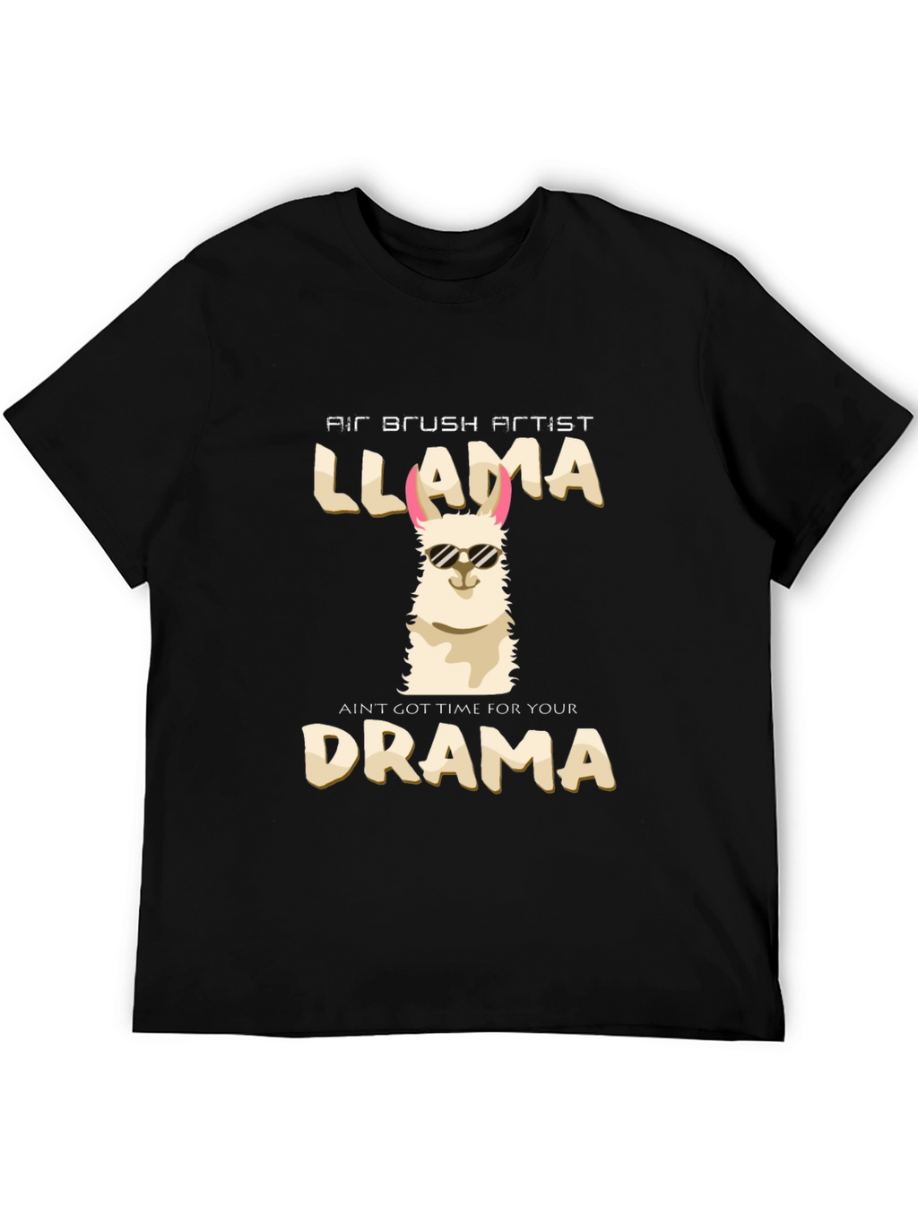 Llama Drama Graphic Tee - Funny Artist T-Shirt