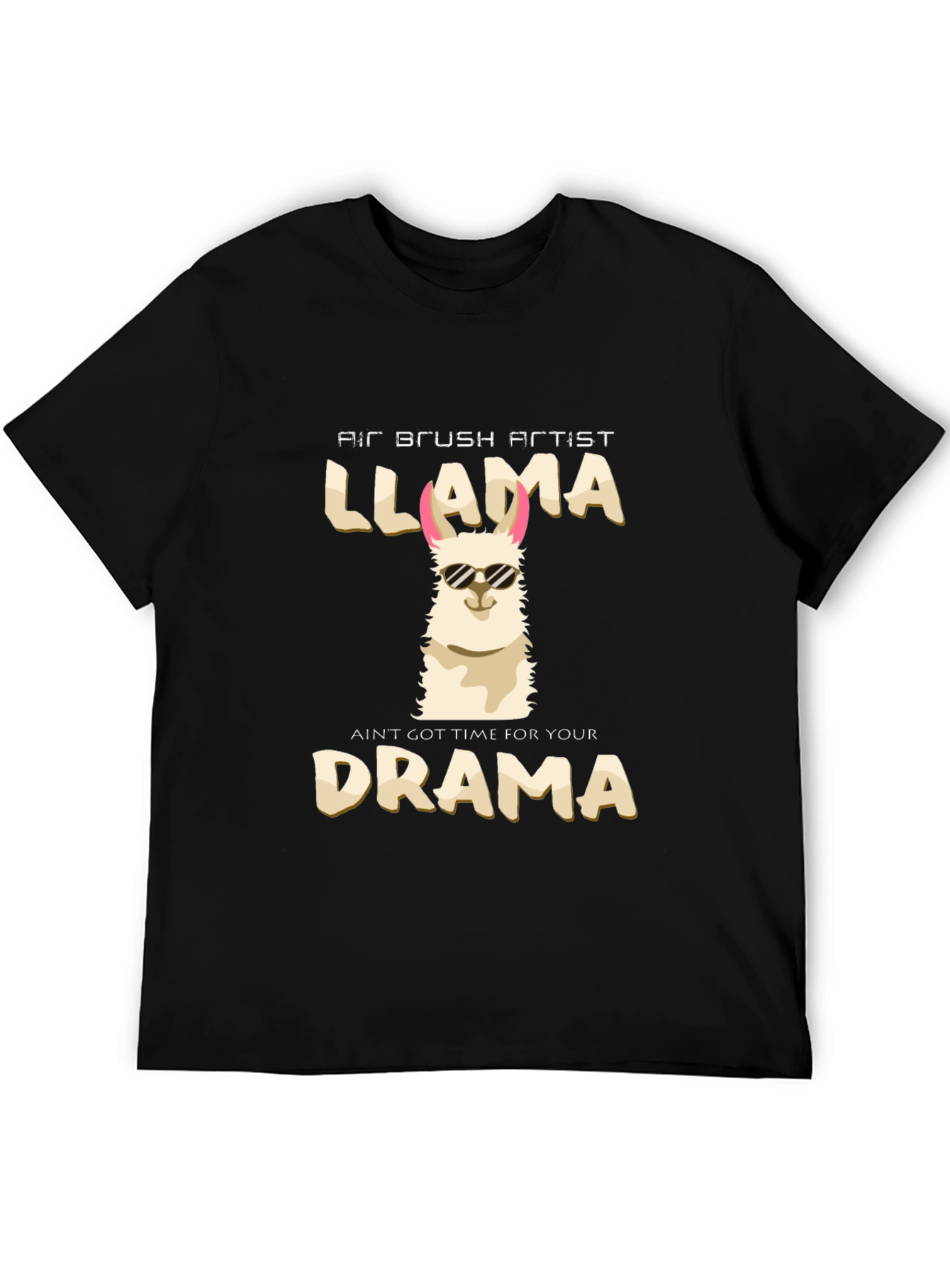 Llama Drama Graphic Tee - Funny Artist T-Shirt