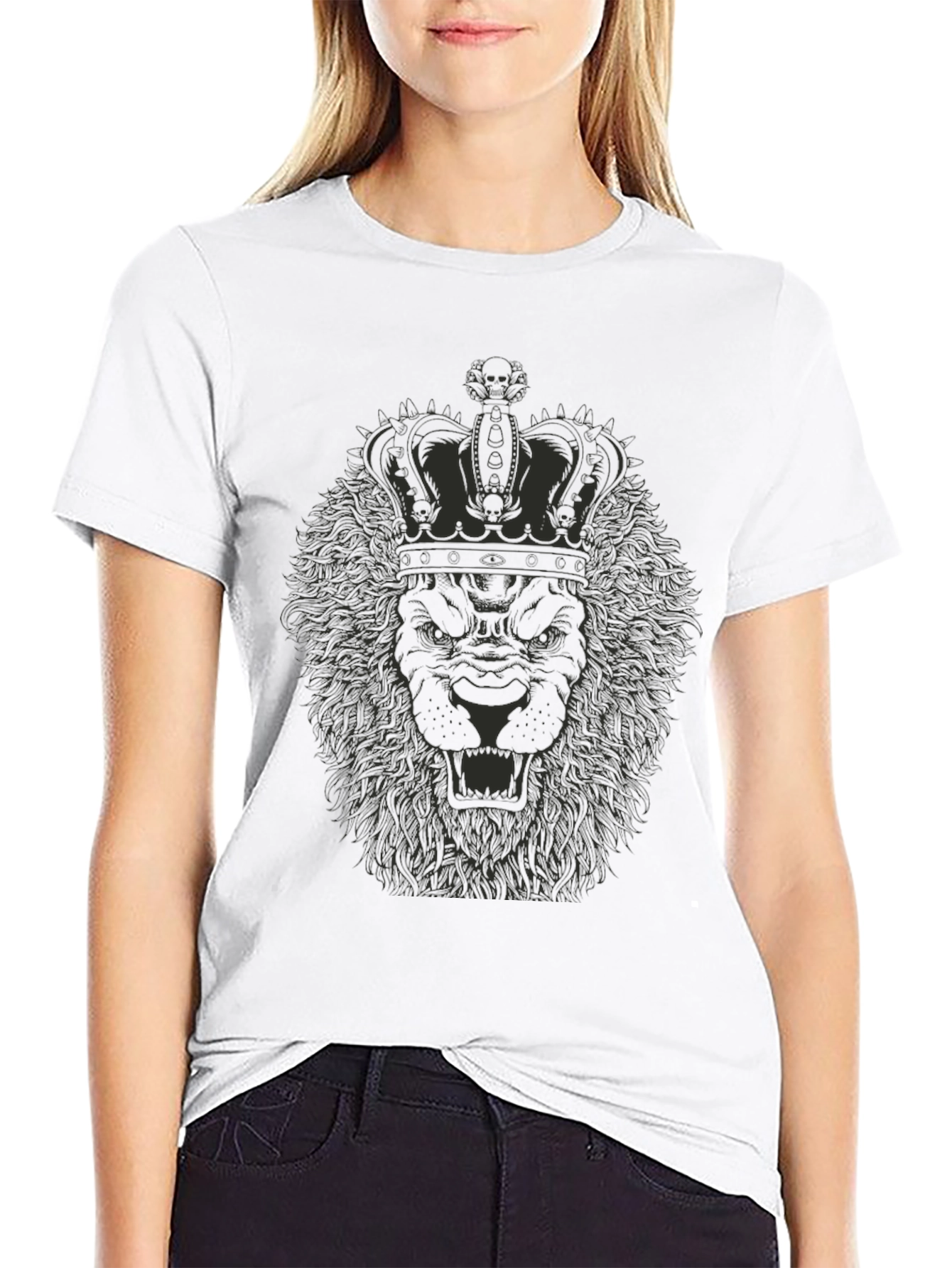 King Lion Graphic Tee - Black