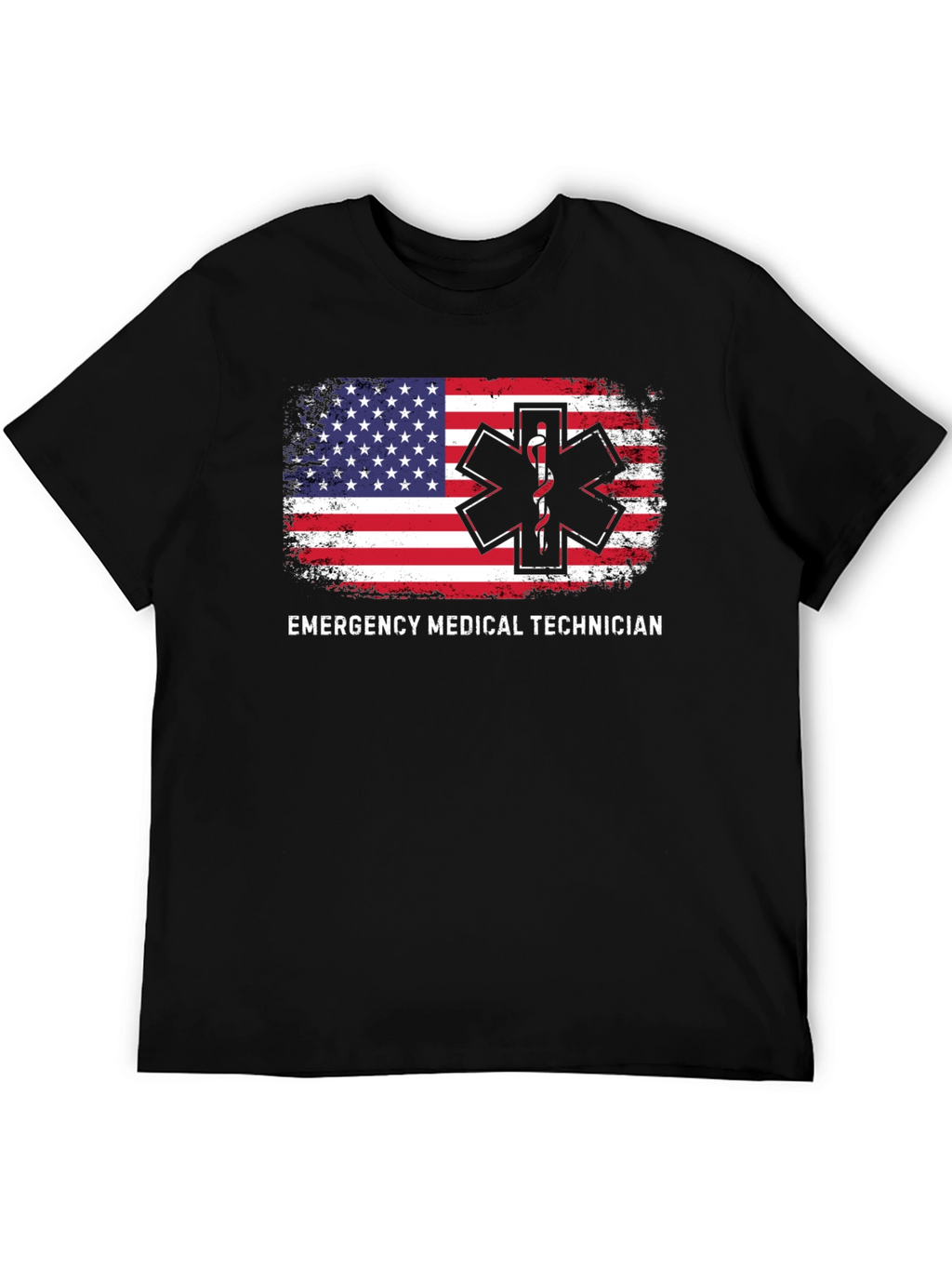 EMT American Flag T-Shirt - Emergency Medical Technician