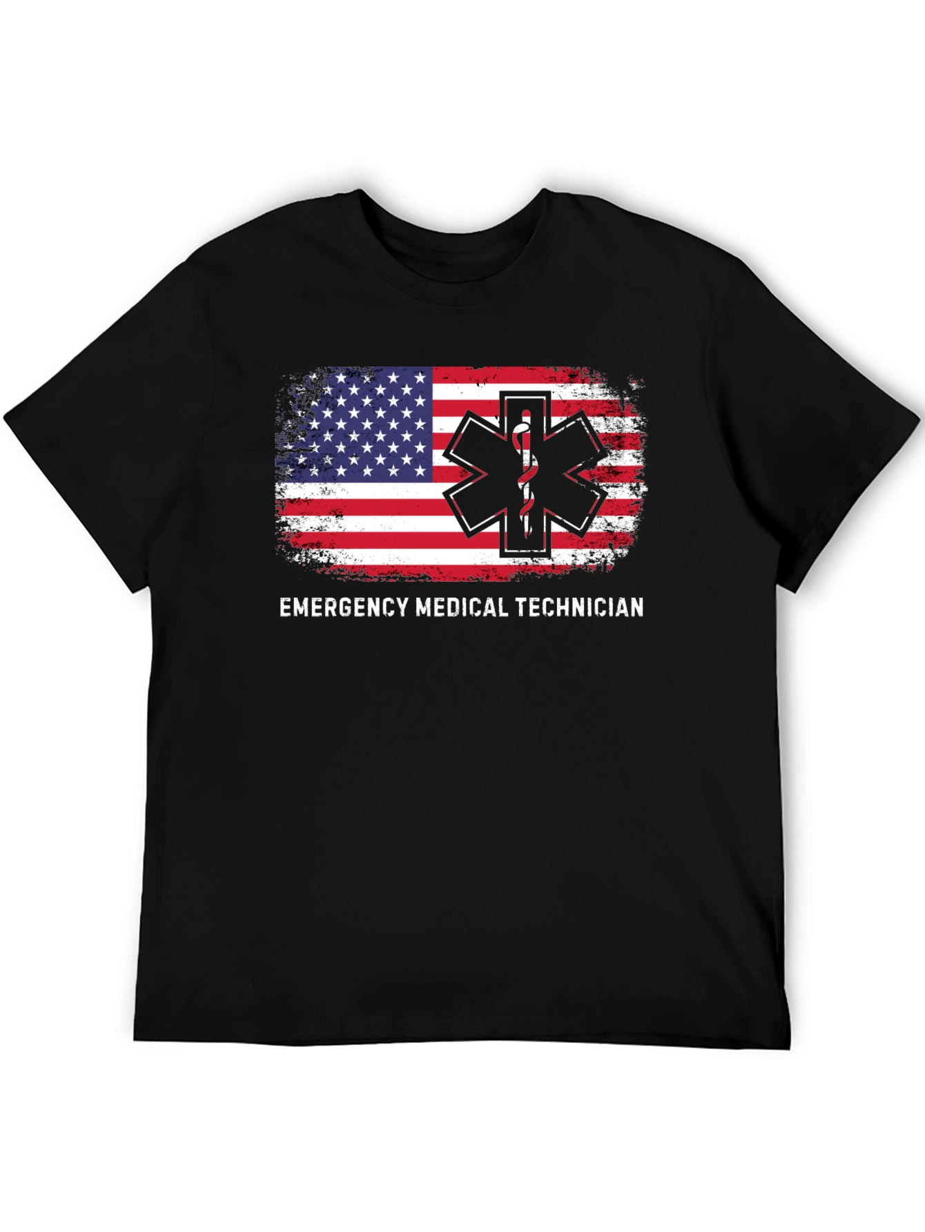 EMT American Flag T-Shirt - Emergency Medical Technician