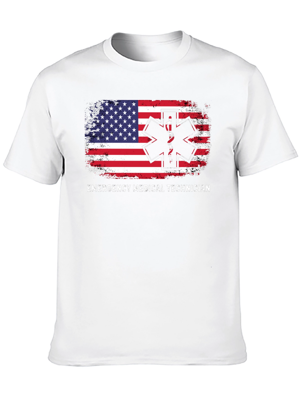 EMT American Flag T-Shirt - Emergency Medical Technician