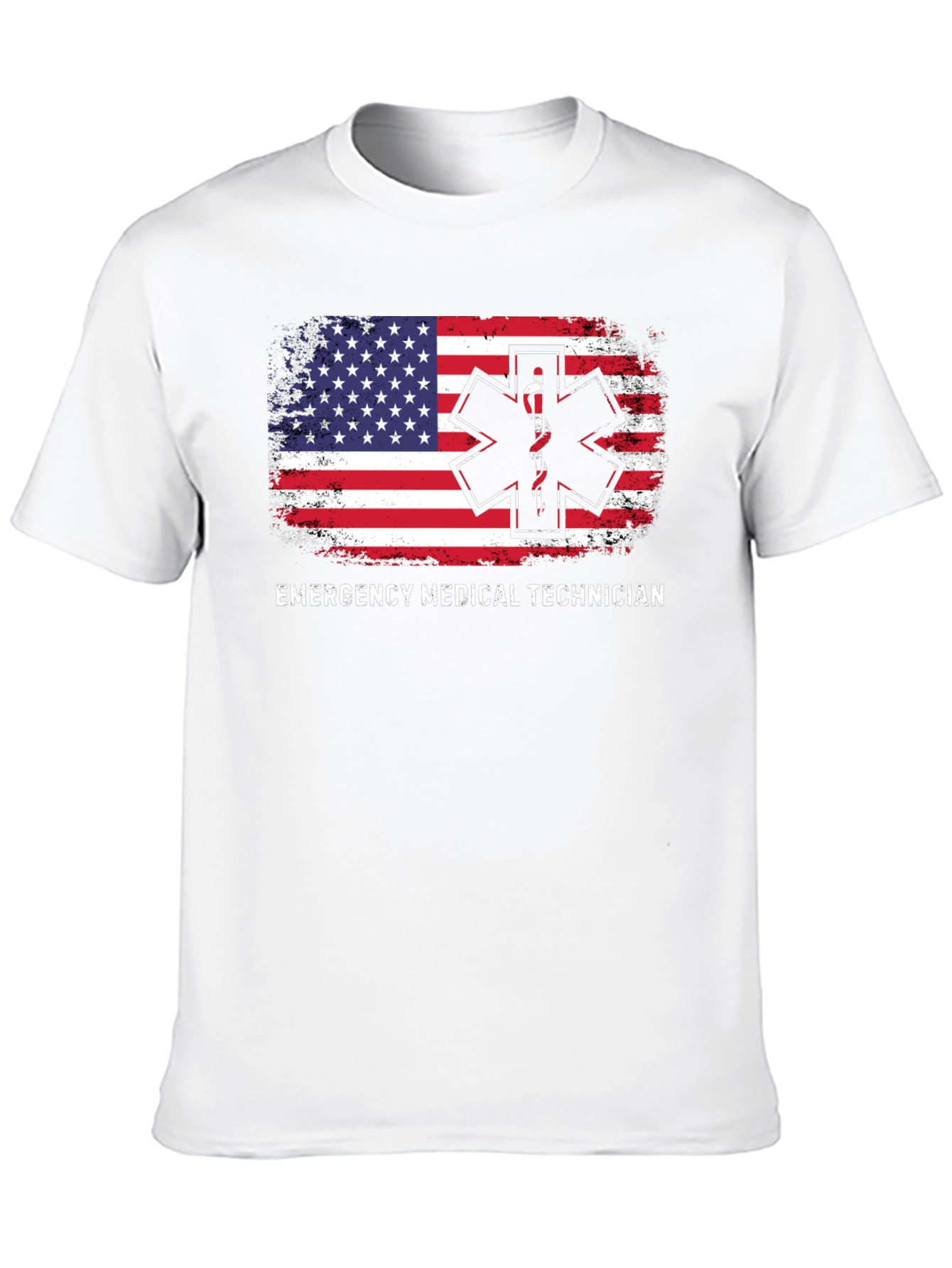 EMT American Flag T-Shirt - Emergency Medical Technician
