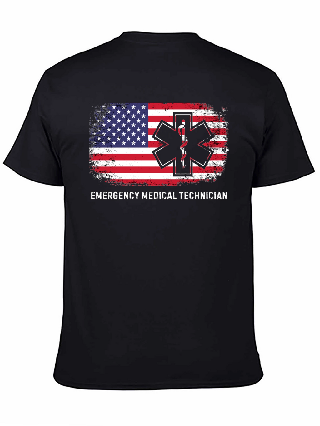 EMT American Flag T-Shirt - Emergency Medical Technician