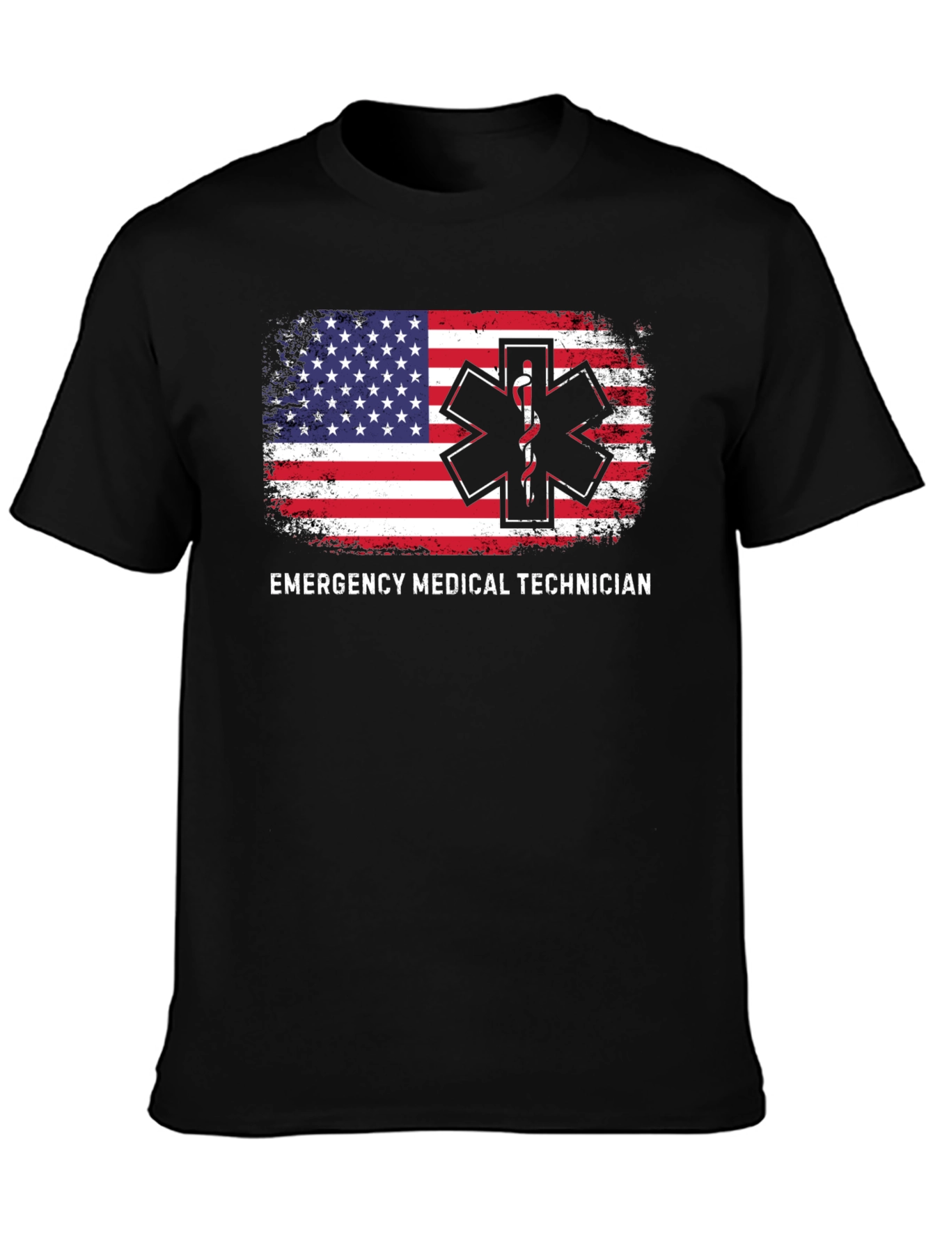 EMT American Flag T-Shirt - Emergency Medical Technician