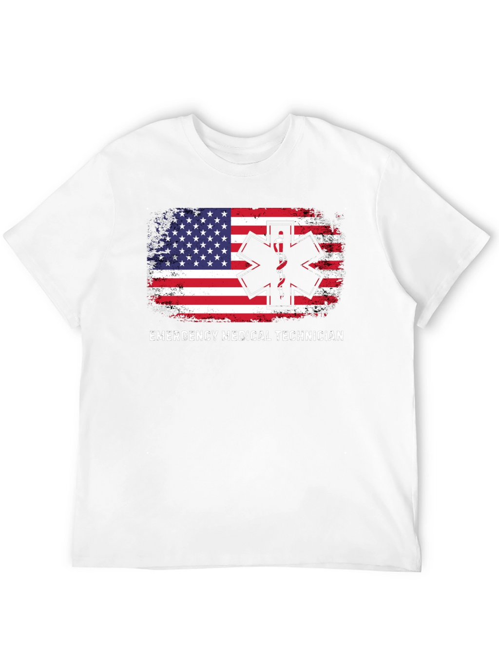 EMT American Flag T-Shirt - Emergency Medical Technician