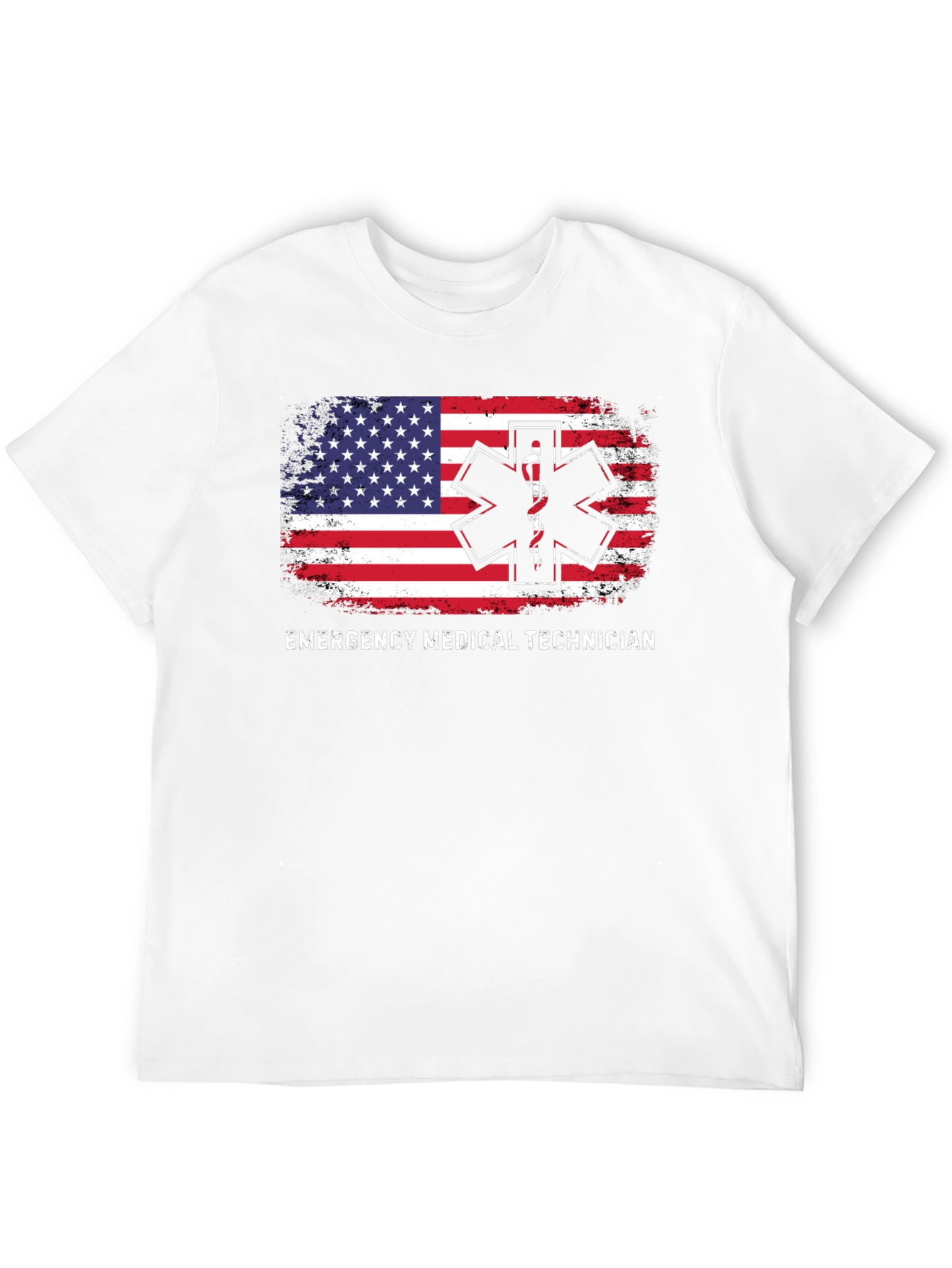 EMT American Flag T-Shirt - Emergency Medical Technician