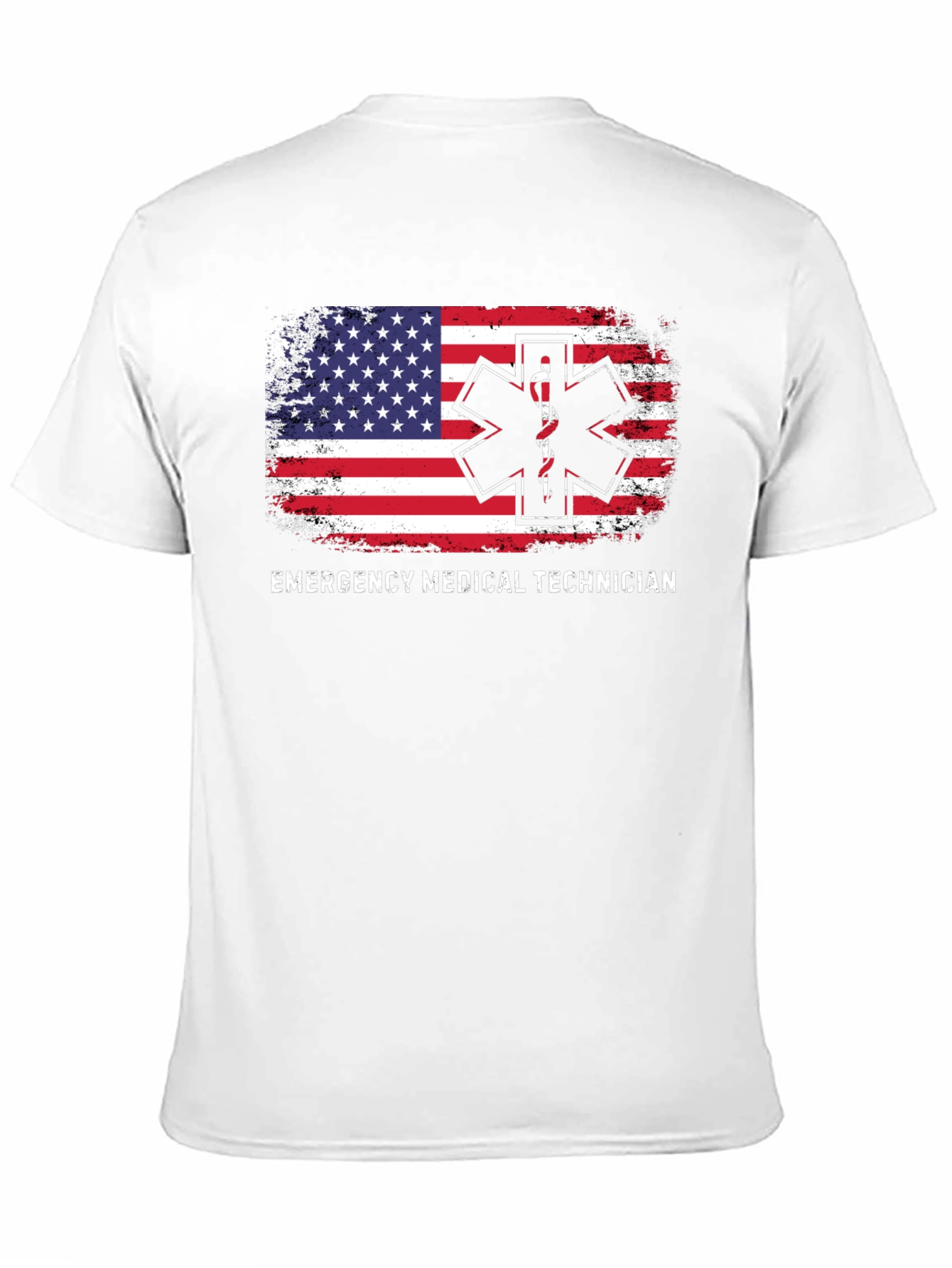EMT American Flag T-Shirt - Emergency Medical Technician
