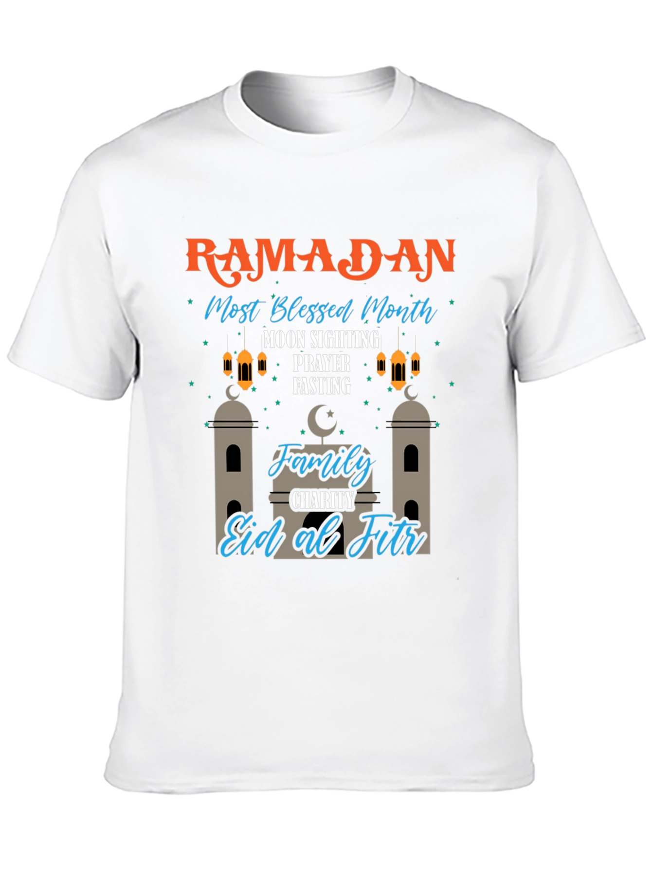 Ramadan Most Blessed Month Black T-Shirt