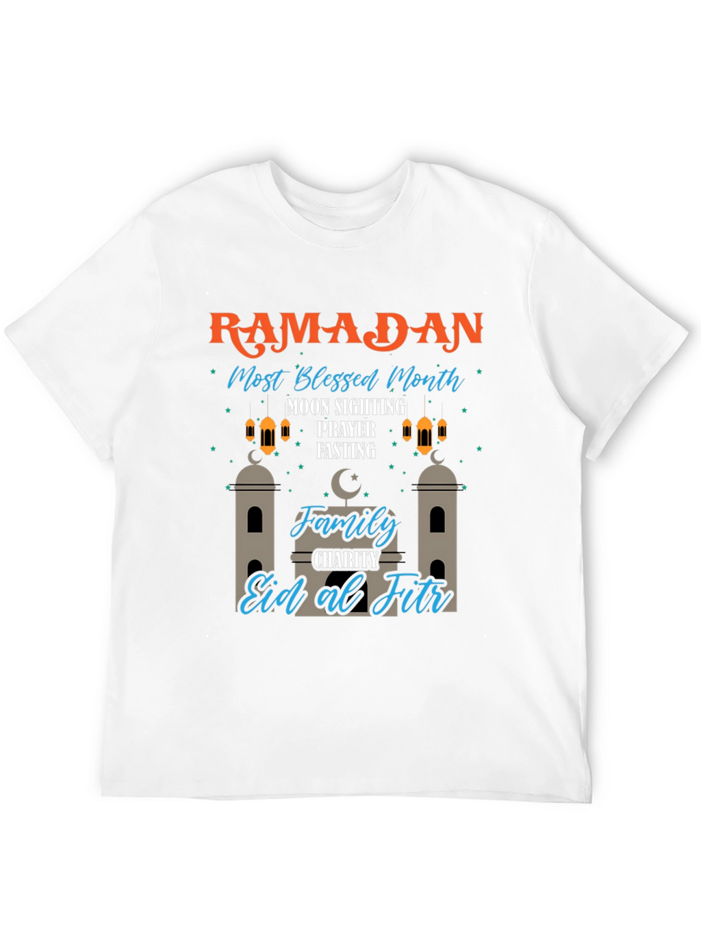 Ramadan Most Blessed Month Black T-Shirt