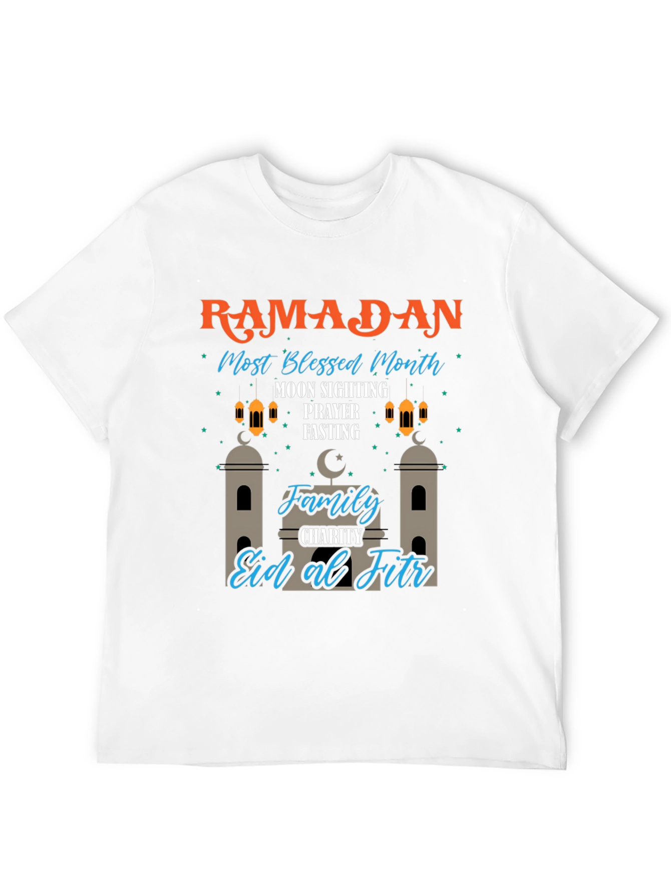 Ramadan Most Blessed Month Black T-Shirt