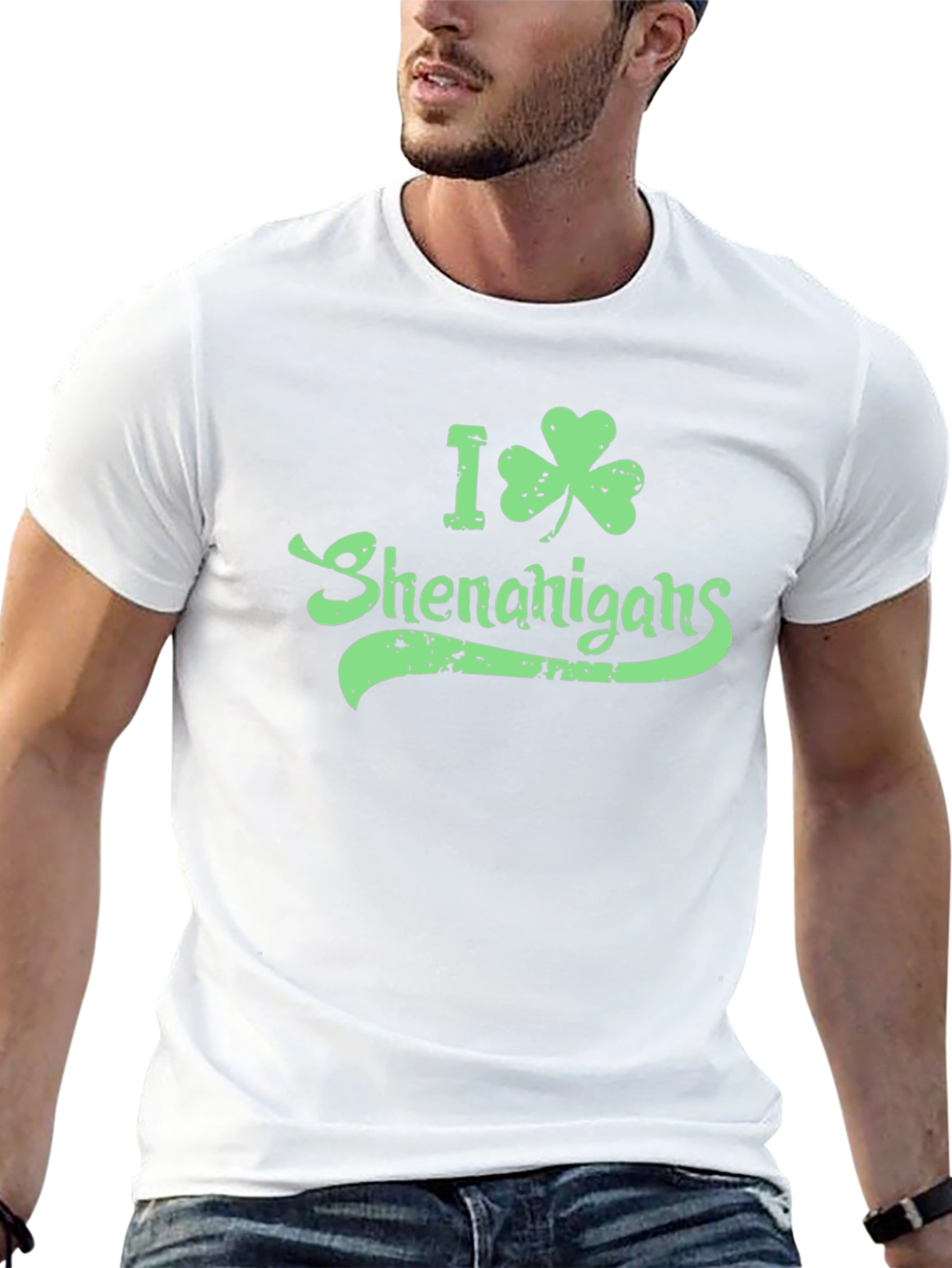 I Shamrock Shenanigans Green Graphic T-Shirt