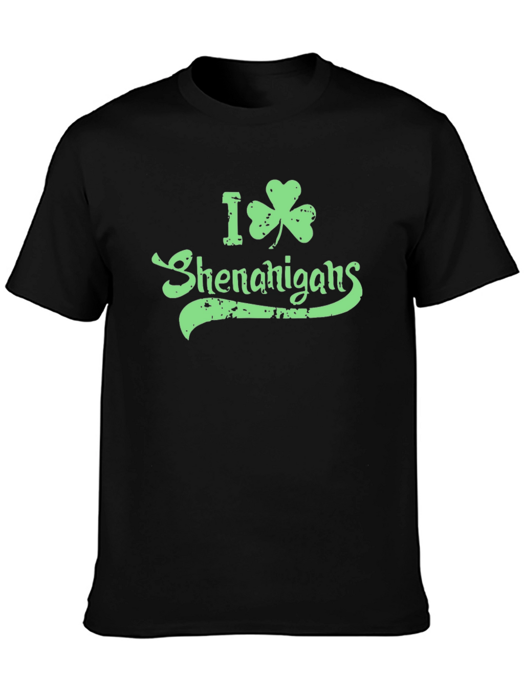 I Shamrock Shenanigans Green Graphic T-Shirt