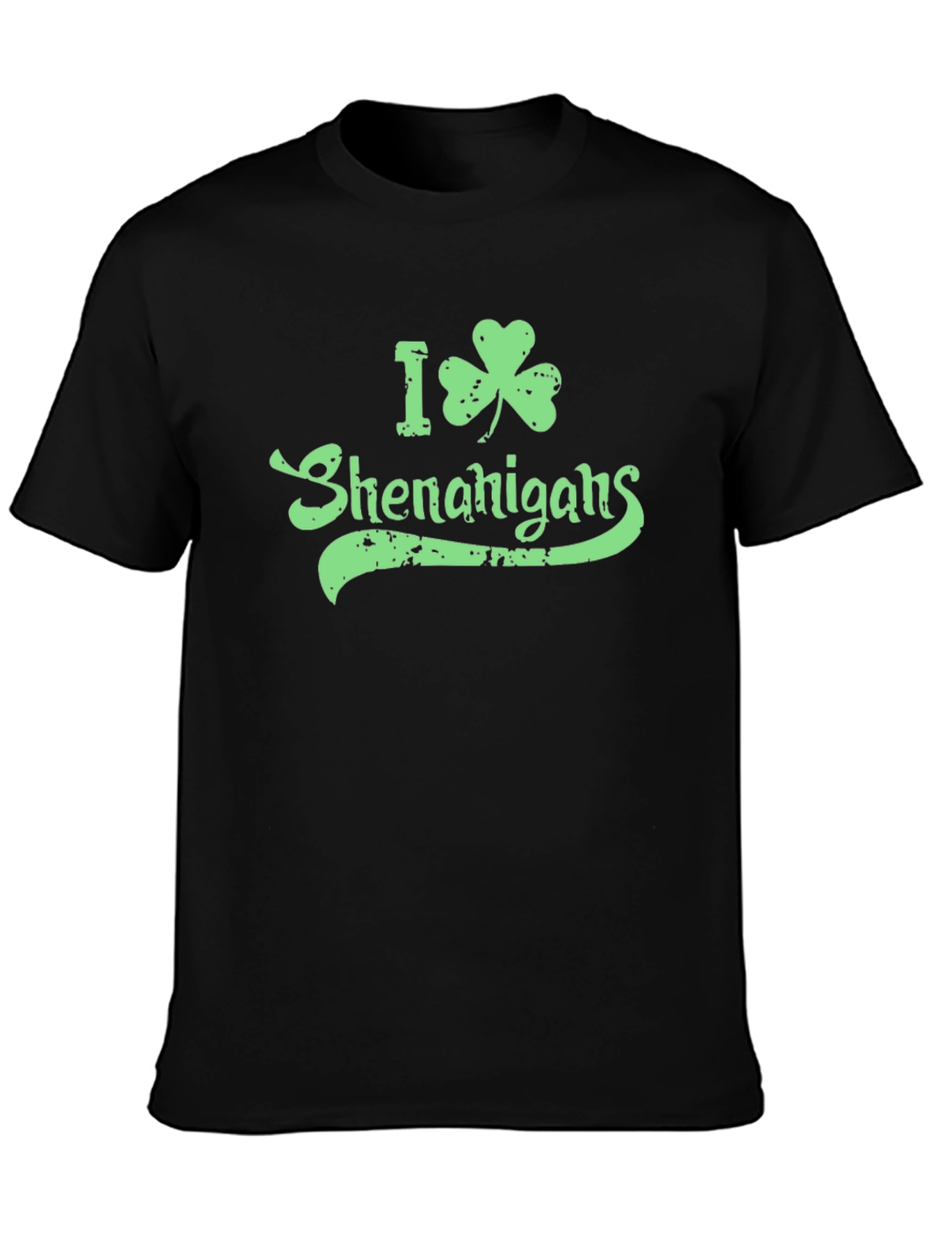 I Shamrock Shenanigans Green Graphic T-Shirt