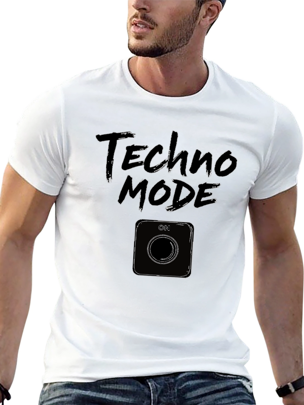 Techno Mode On Graphic T-Shirt