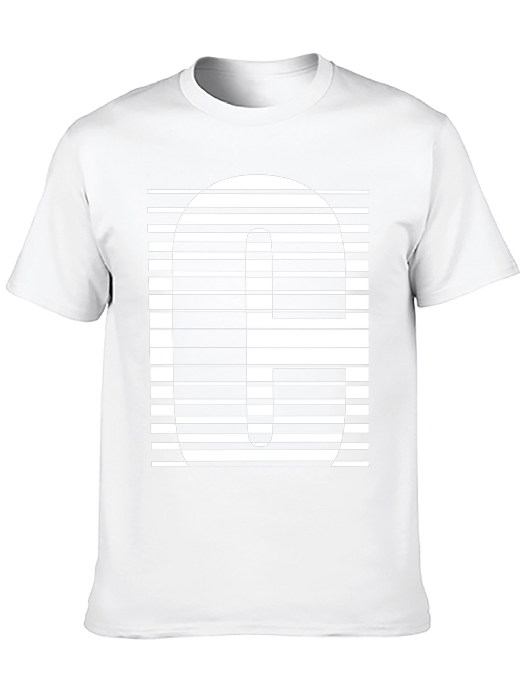 Optical Illusion Black Graphic Tee