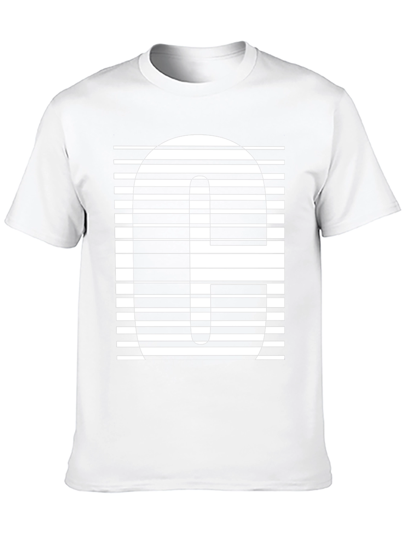 Optical Illusion Black Graphic Tee