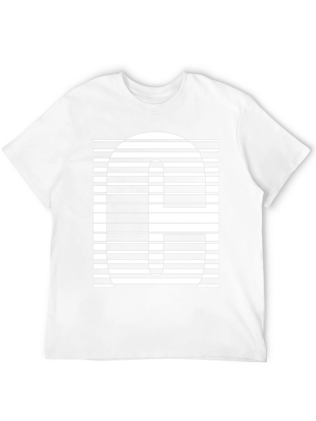 Optical Illusion Black Graphic Tee