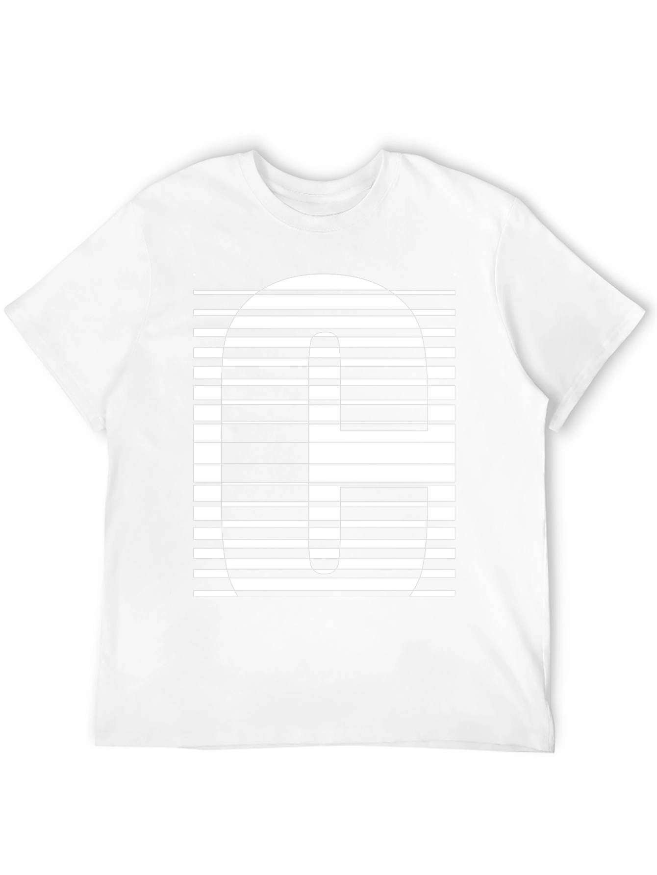 Optical Illusion Black Graphic Tee