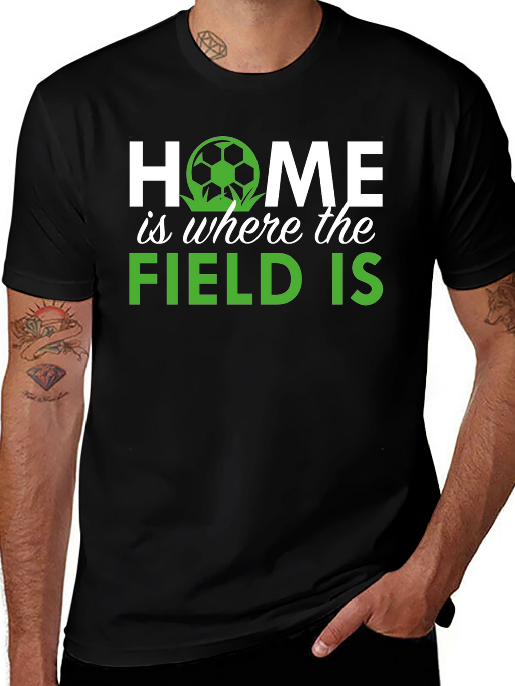 Home is Where the Field Is Graphic Tee