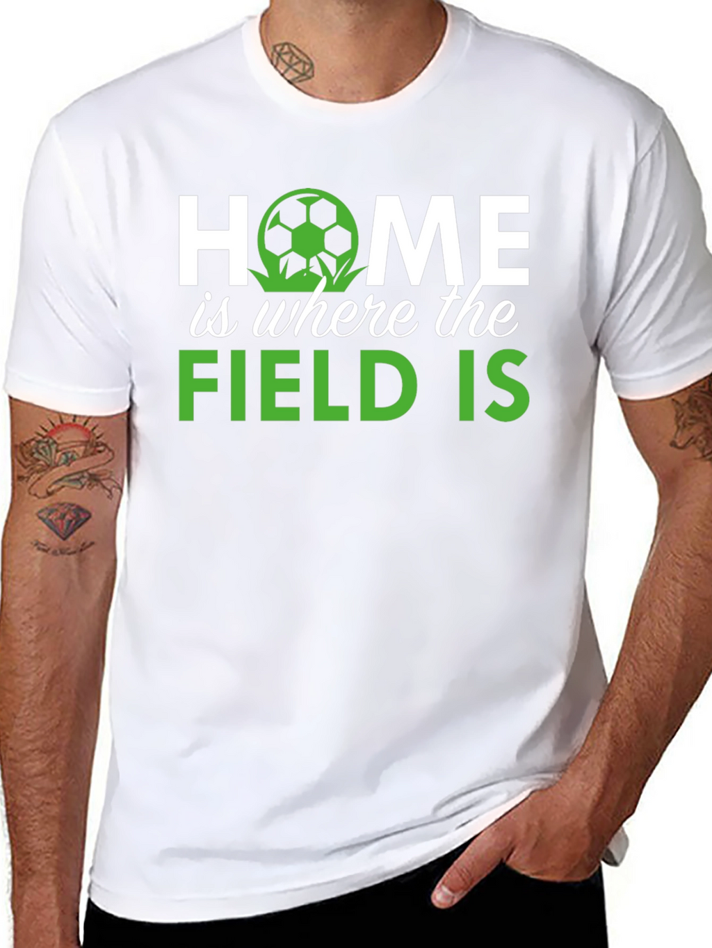 Home is Where the Field Is Graphic Tee